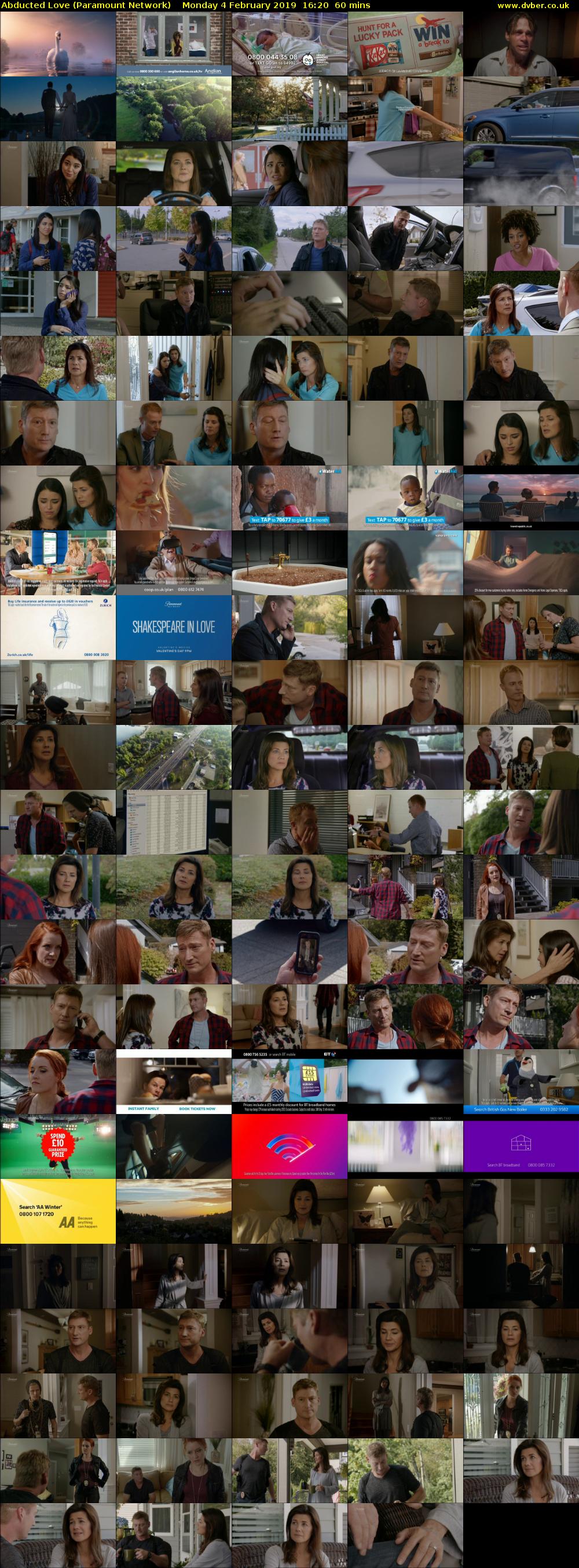 Abducted Love (Paramount Network) Monday 4 February 2019 16:20 - 17:20