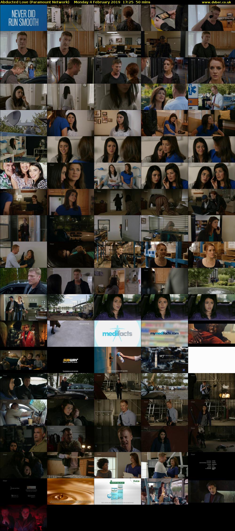 Abducted Love (Paramount Network) Monday 4 February 2019 17:25 - 18:15