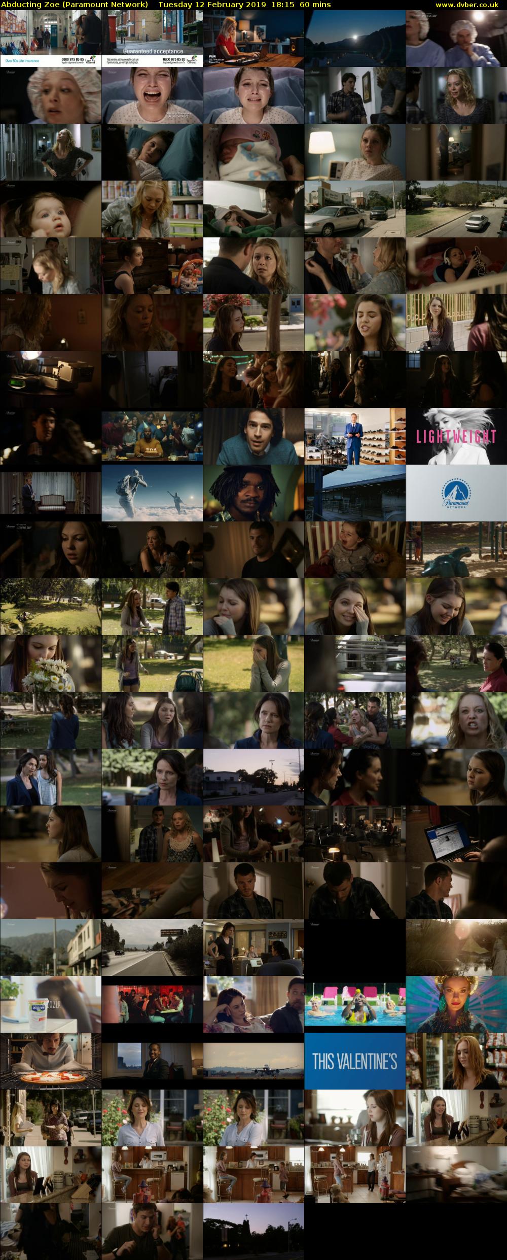 Abducting Zoe (Paramount Network) Tuesday 12 February 2019 18:15 - 19:15