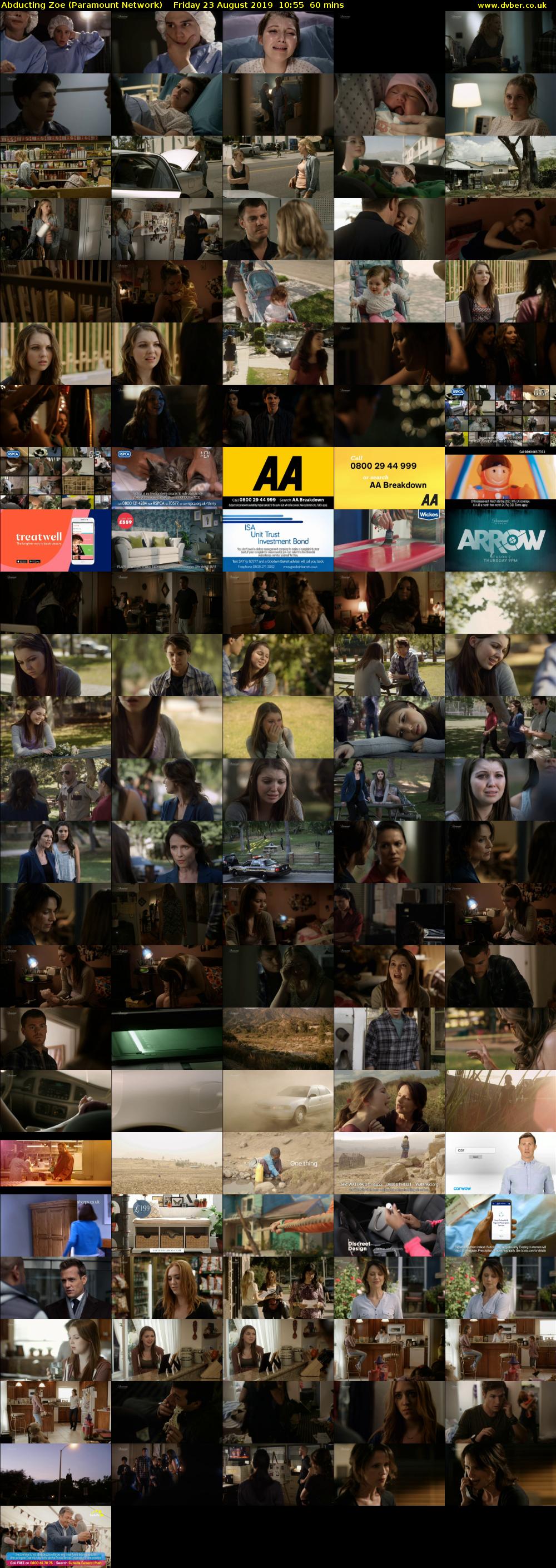 Abducting Zoe (Paramount Network) Friday 23 August 2019 10:55 - 11:55