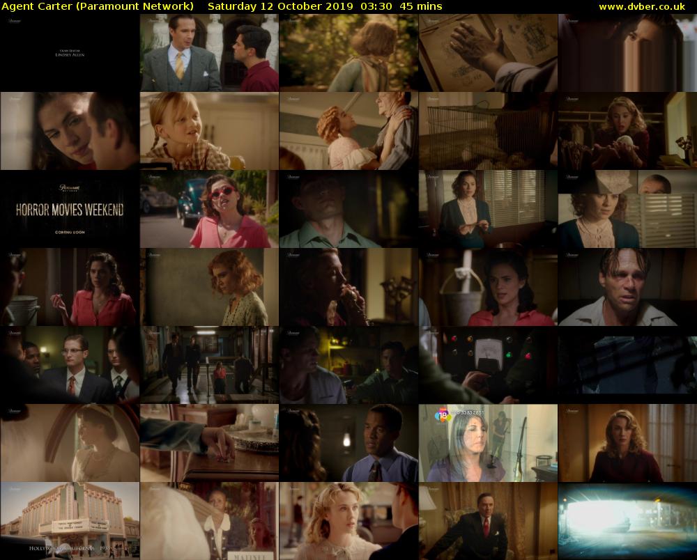 Agent Carter (Paramount Network) Saturday 12 October 2019 03:30 - 04:15