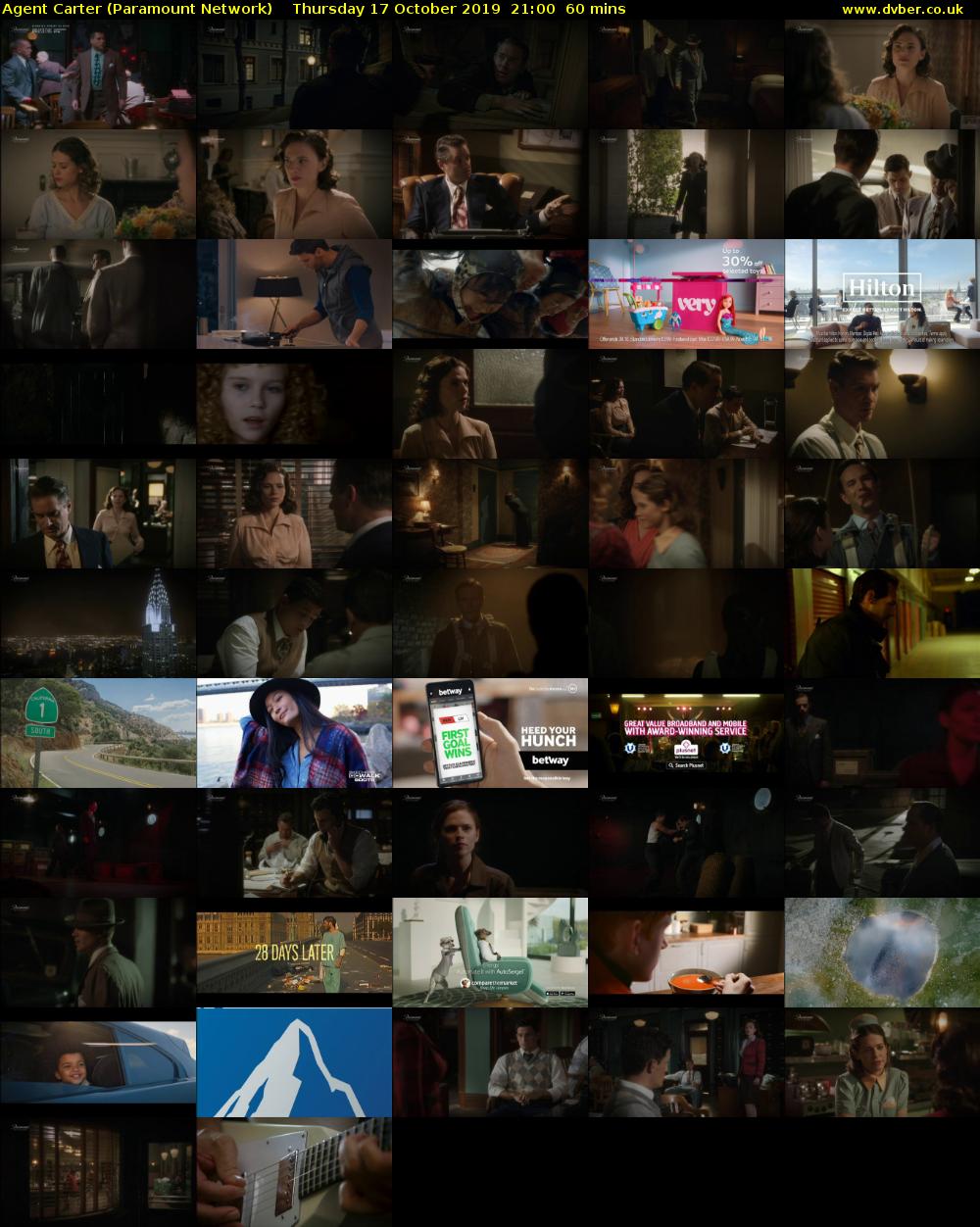 Agent Carter (Paramount Network) Thursday 17 October 2019 21:00 - 22:00