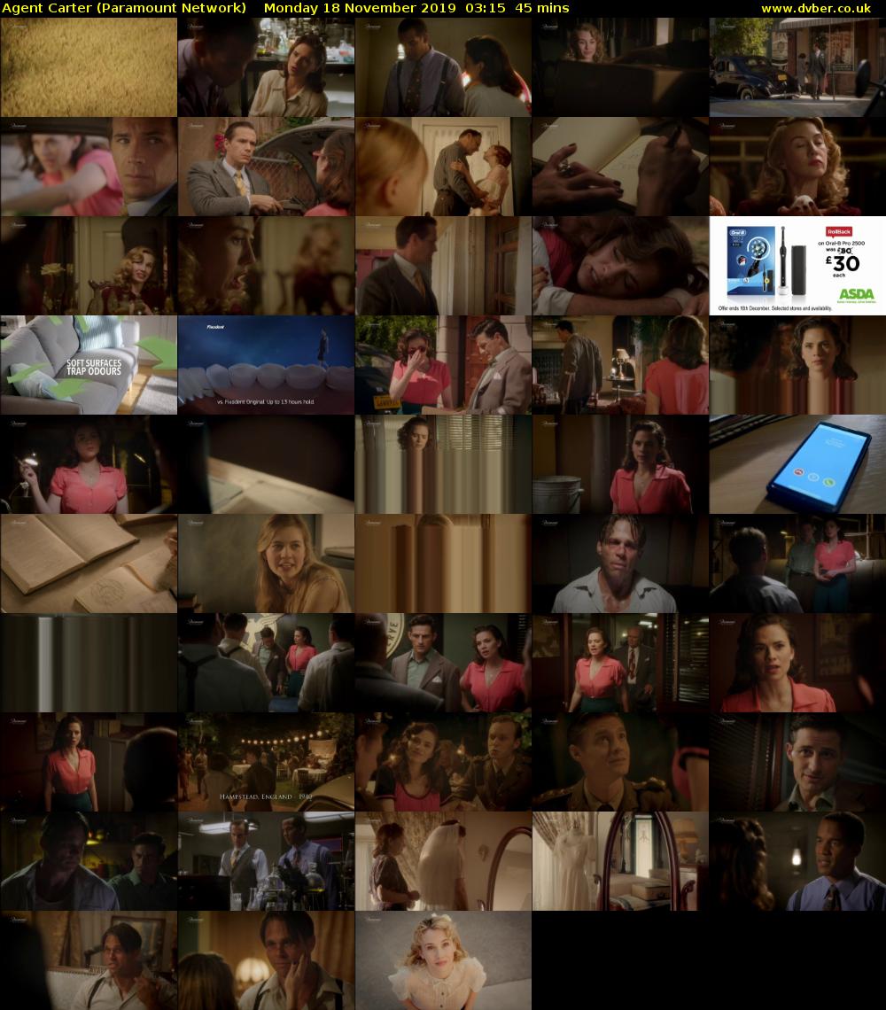 Agent Carter (Paramount Network) Monday 18 November 2019 03:15 - 04:00