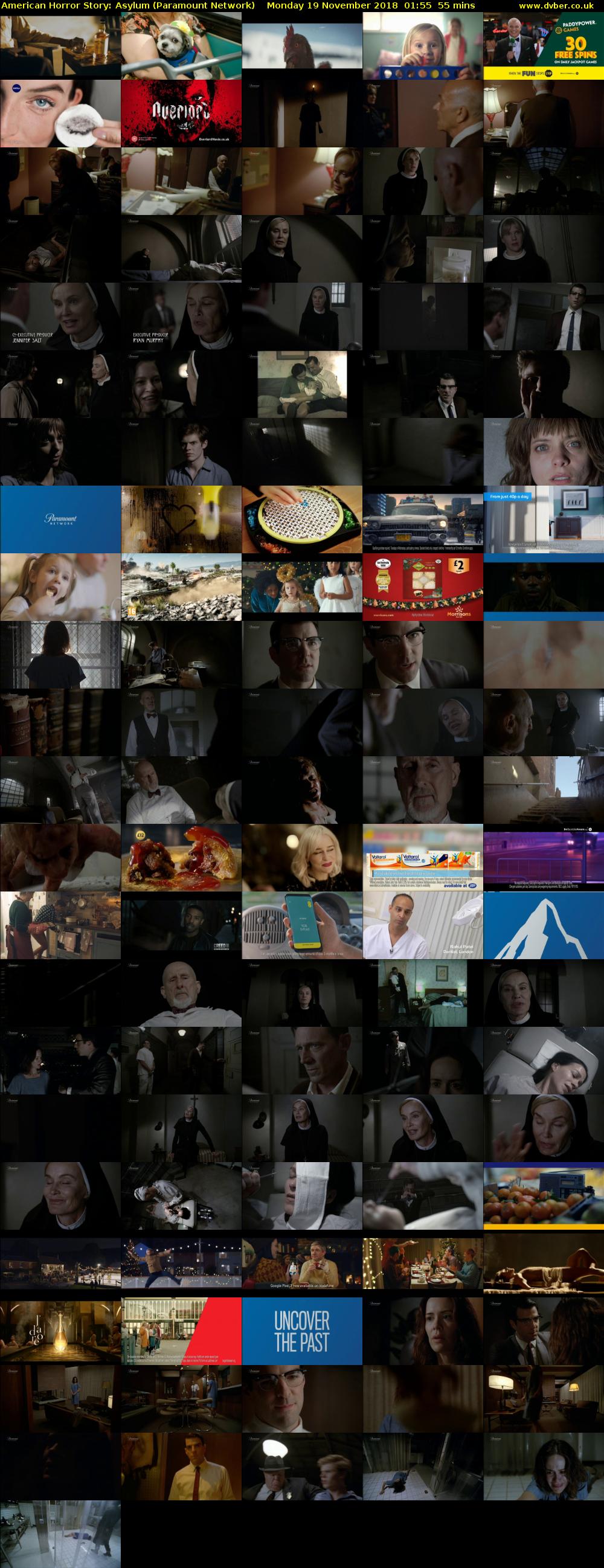 American Horror Story: Asylum (Paramount Network) Monday 19 November 2018 01:55 - 02:50