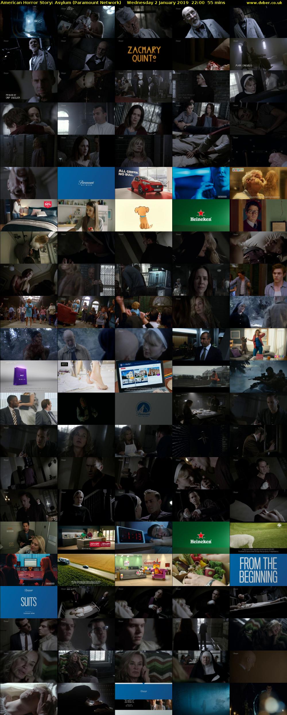 American Horror Story: Asylum (Paramount Network) Wednesday 2 January 2019 22:00 - 22:55