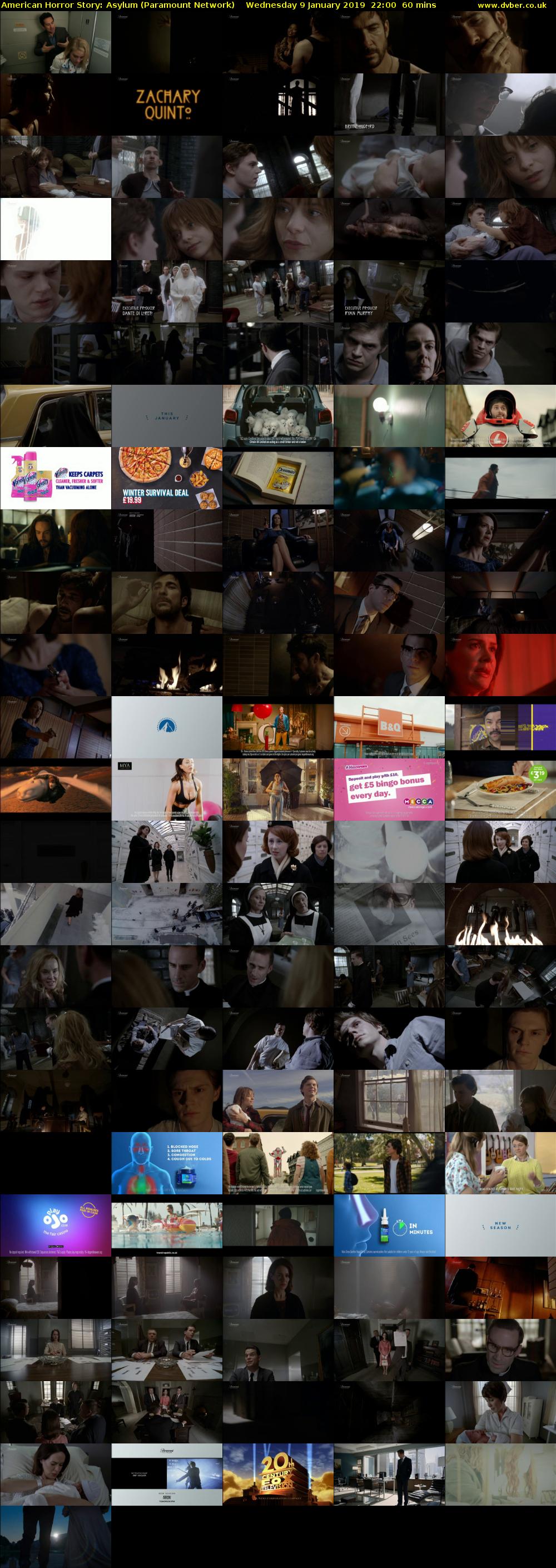 American Horror Story: Asylum (Paramount Network) Wednesday 9 January 2019 22:00 - 23:00