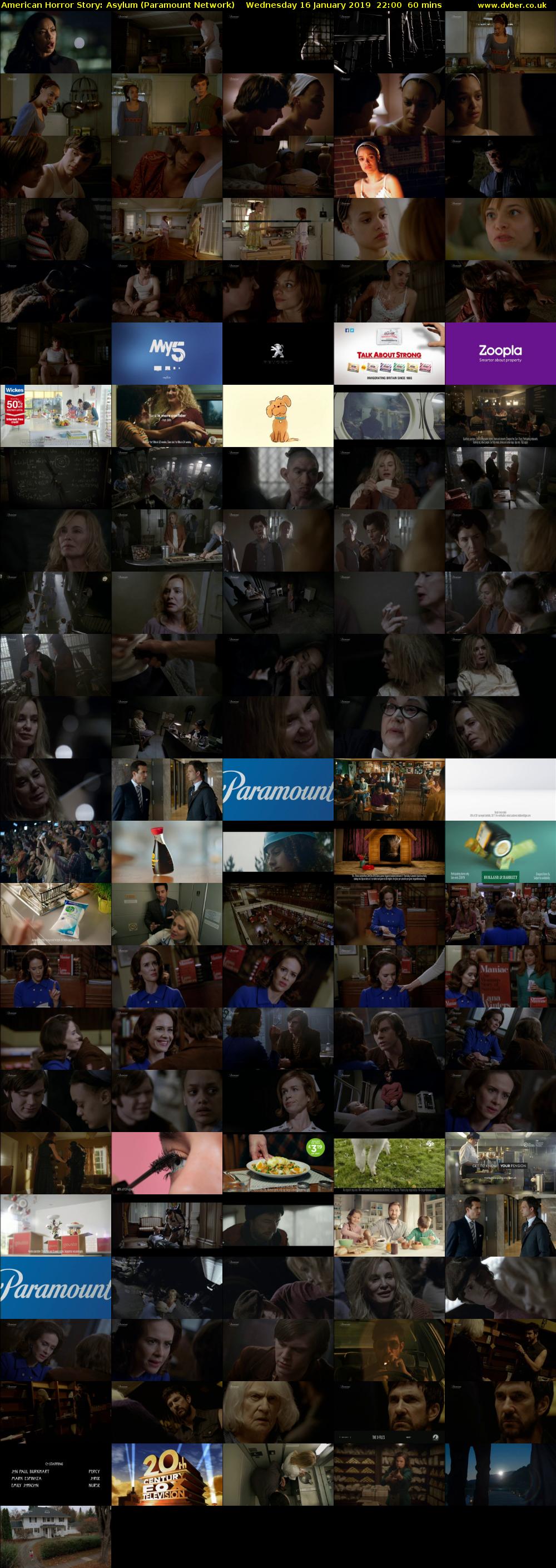 American Horror Story: Asylum (Paramount Network) Wednesday 16 January 2019 22:00 - 23:00