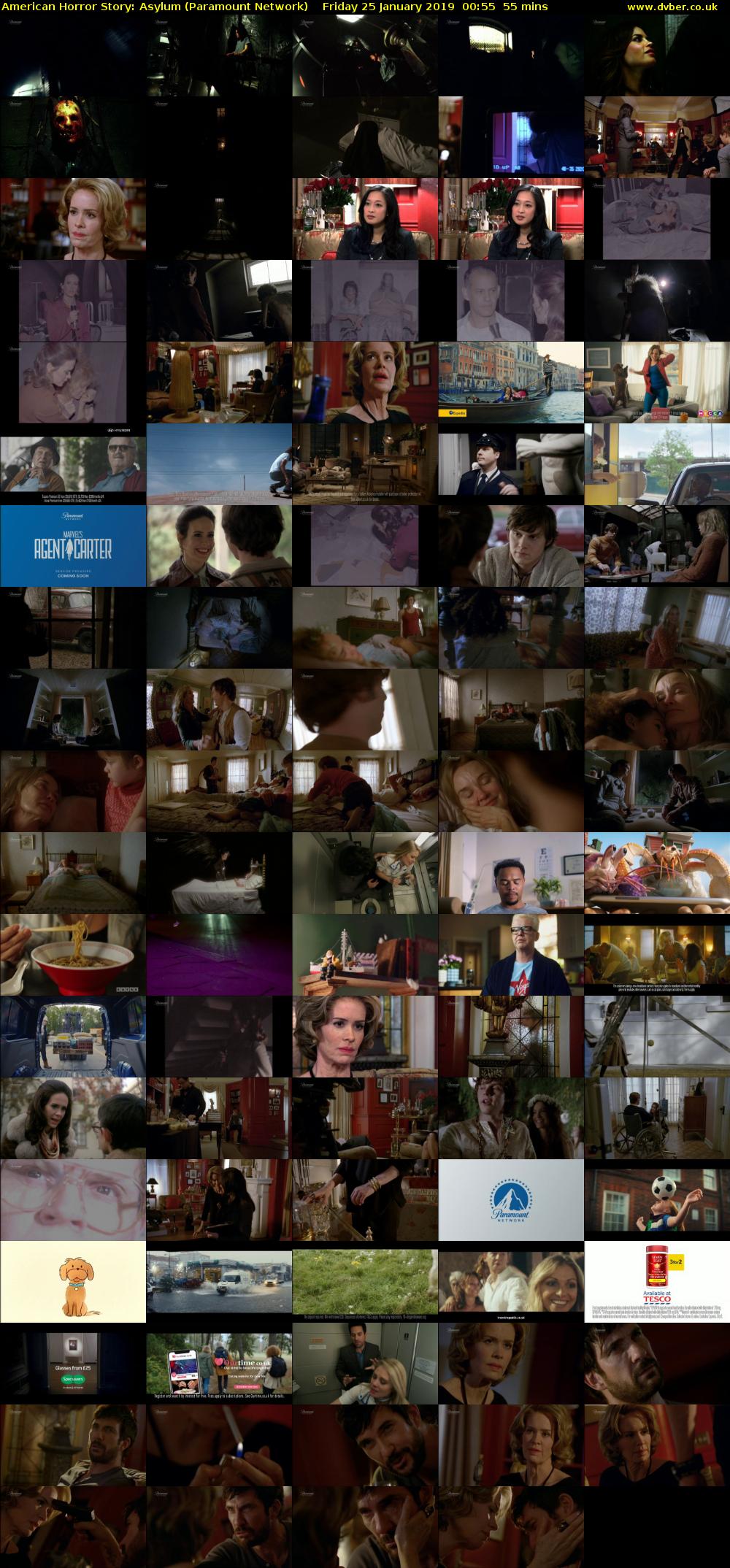 American Horror Story: Asylum (Paramount Network) Friday 25 January 2019 00:55 - 01:50