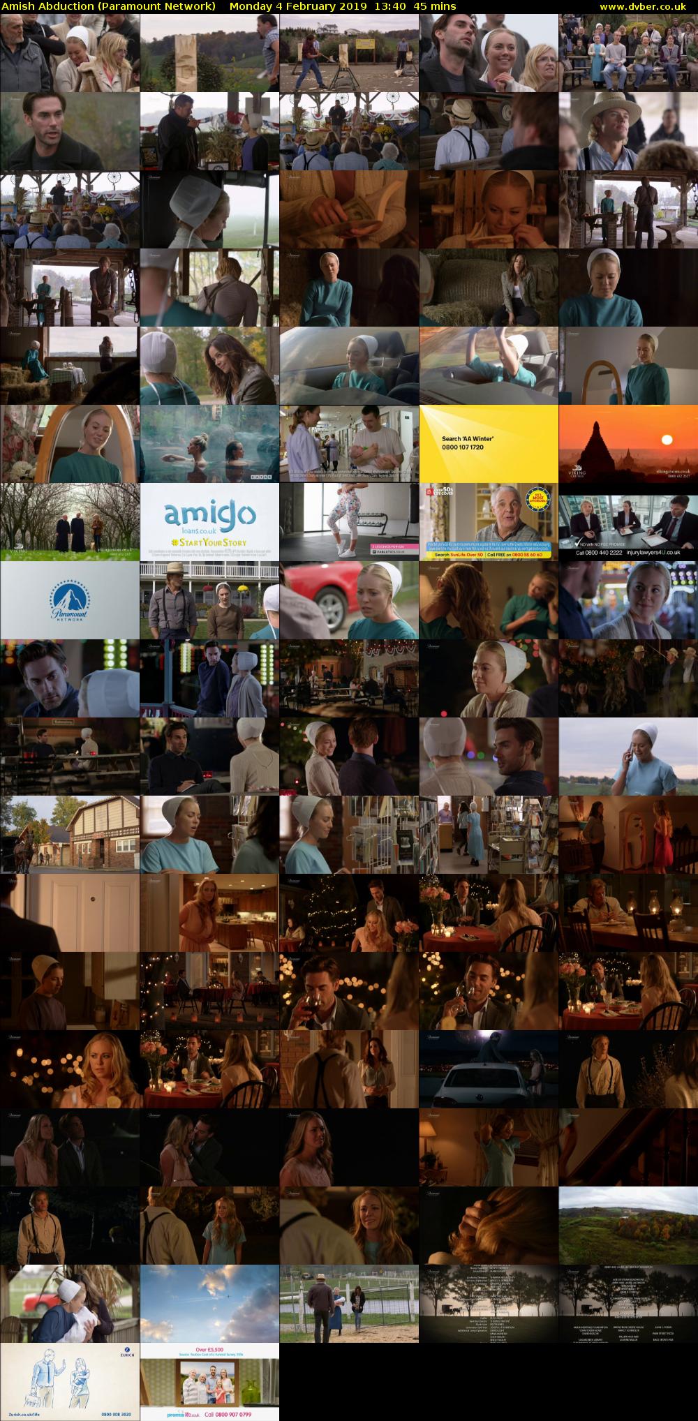 Amish Abduction (Paramount Network) Monday 4 February 2019 13:40 - 14:25