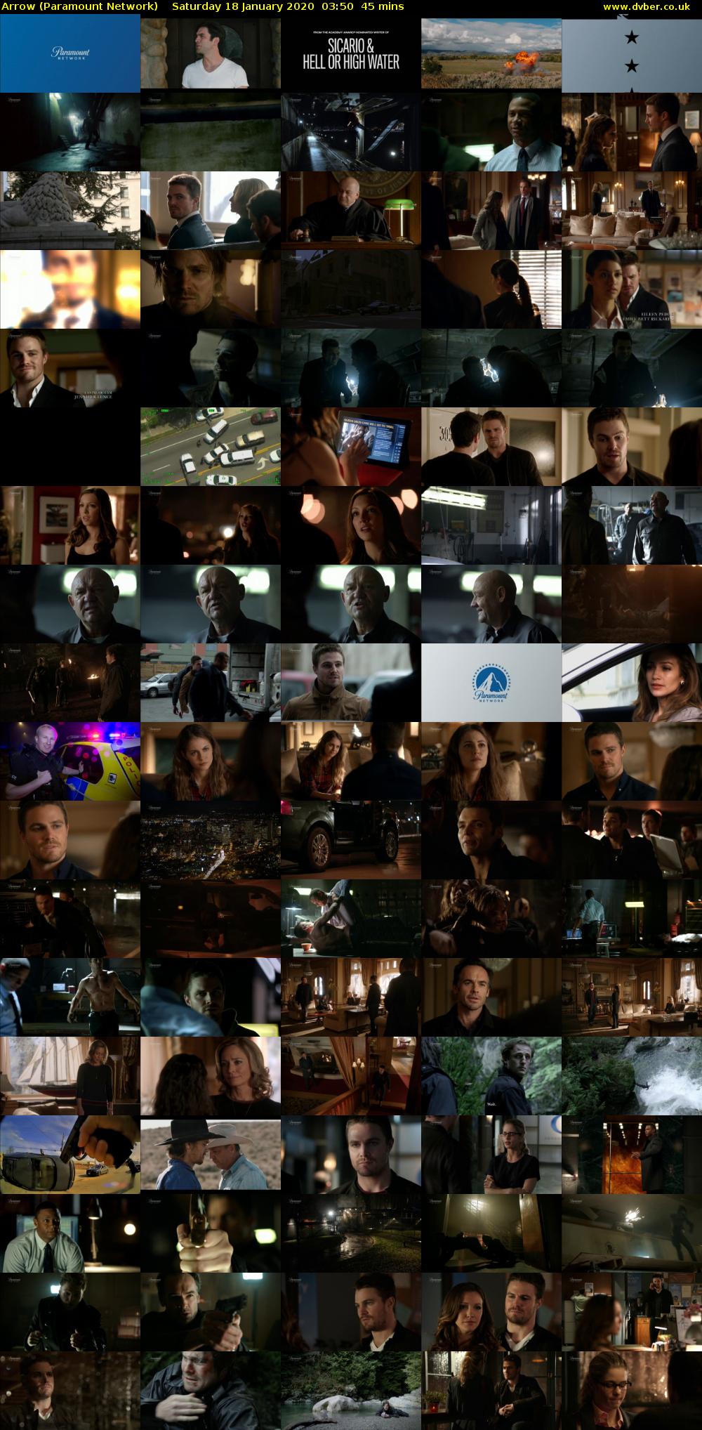 Arrow (Paramount Network) Saturday 18 January 2020 03:50 - 04:35