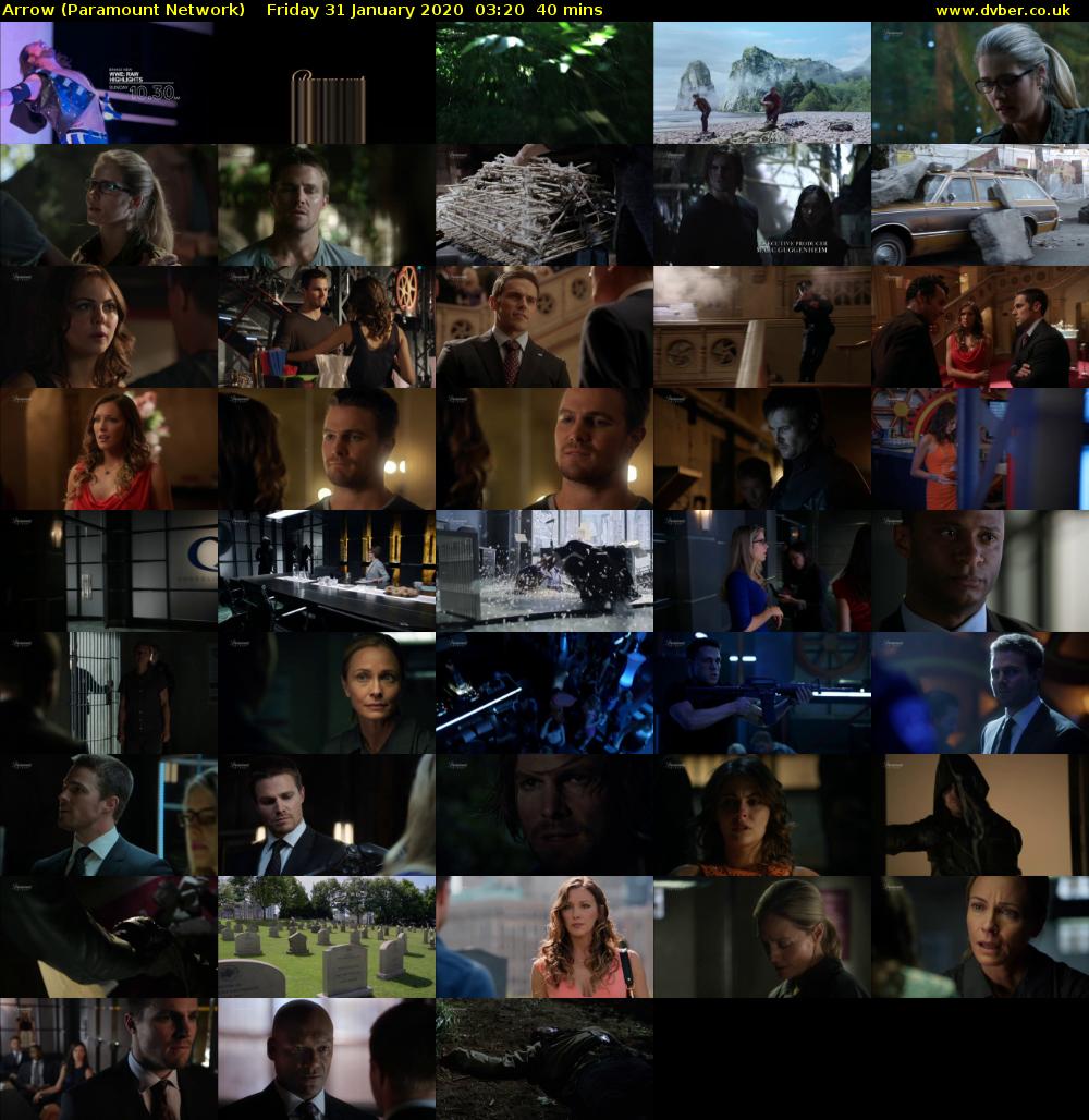 Arrow (Paramount Network) Friday 31 January 2020 03:20 - 04:00