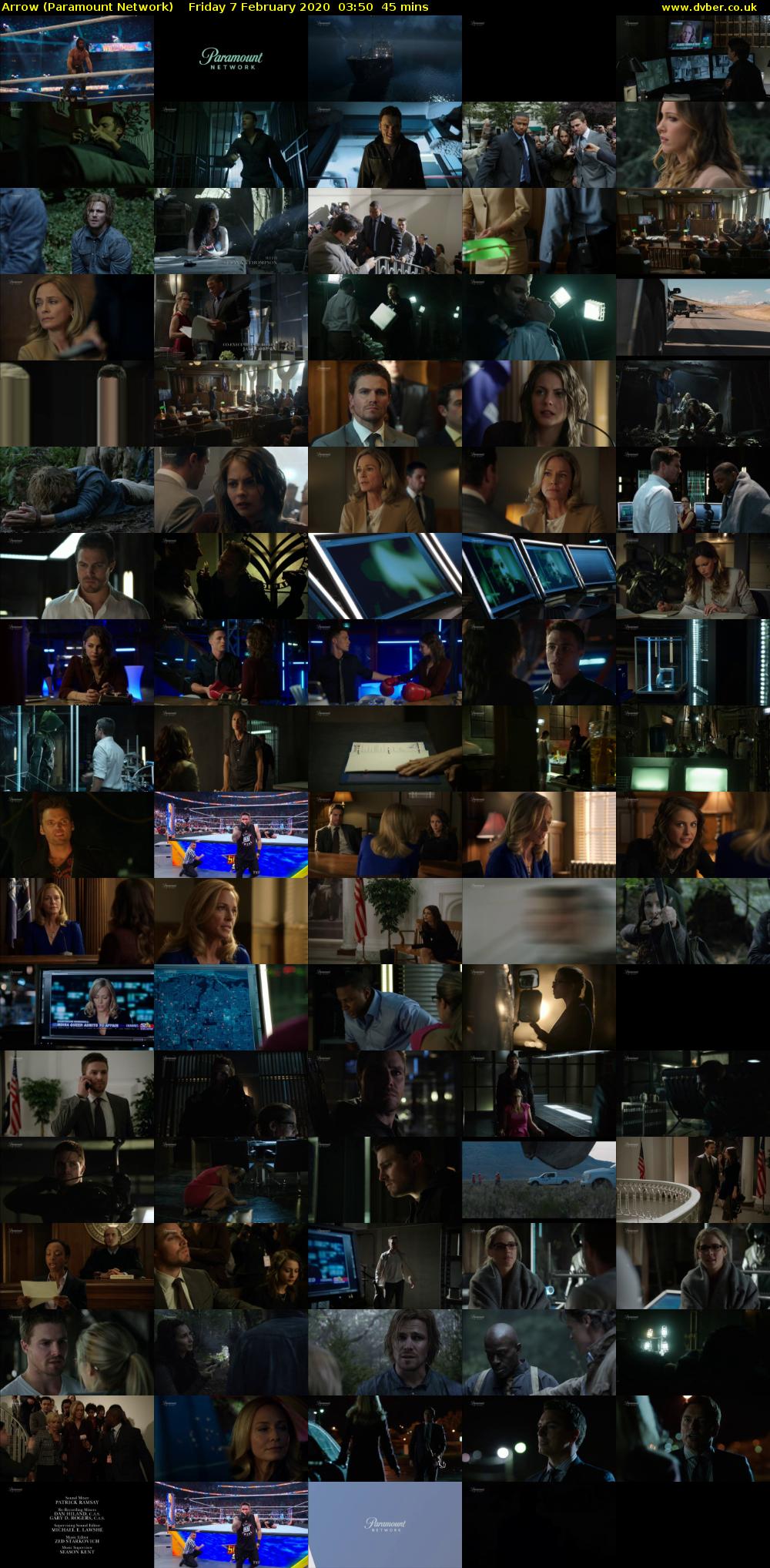 Arrow (Paramount Network) Friday 7 February 2020 03:50 - 04:35