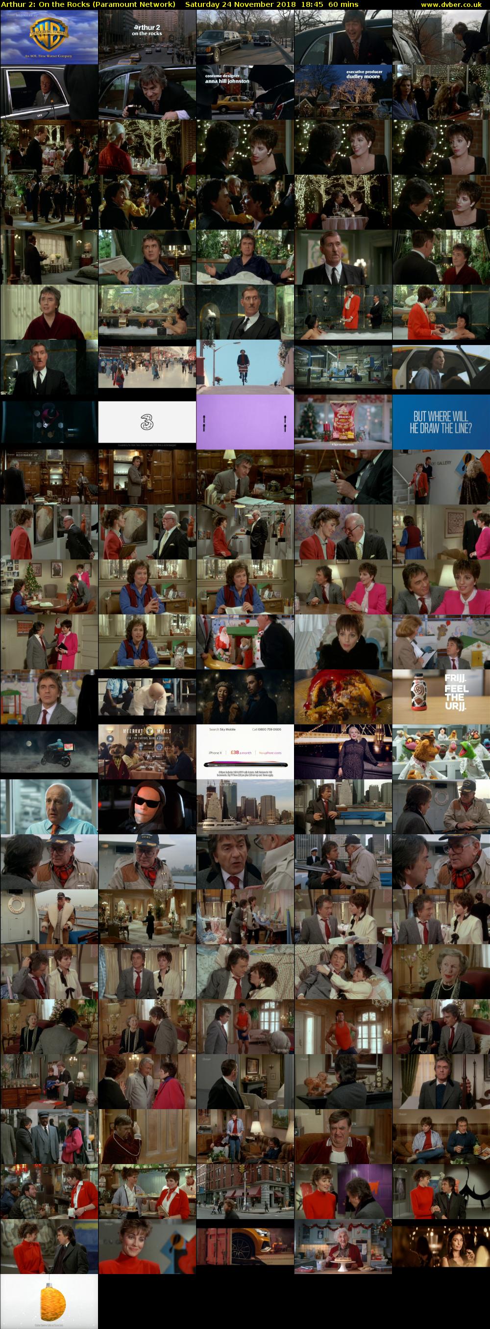 Arthur 2: On the Rocks (Paramount Network) Saturday 24 November 2018 18:45 - 19:45