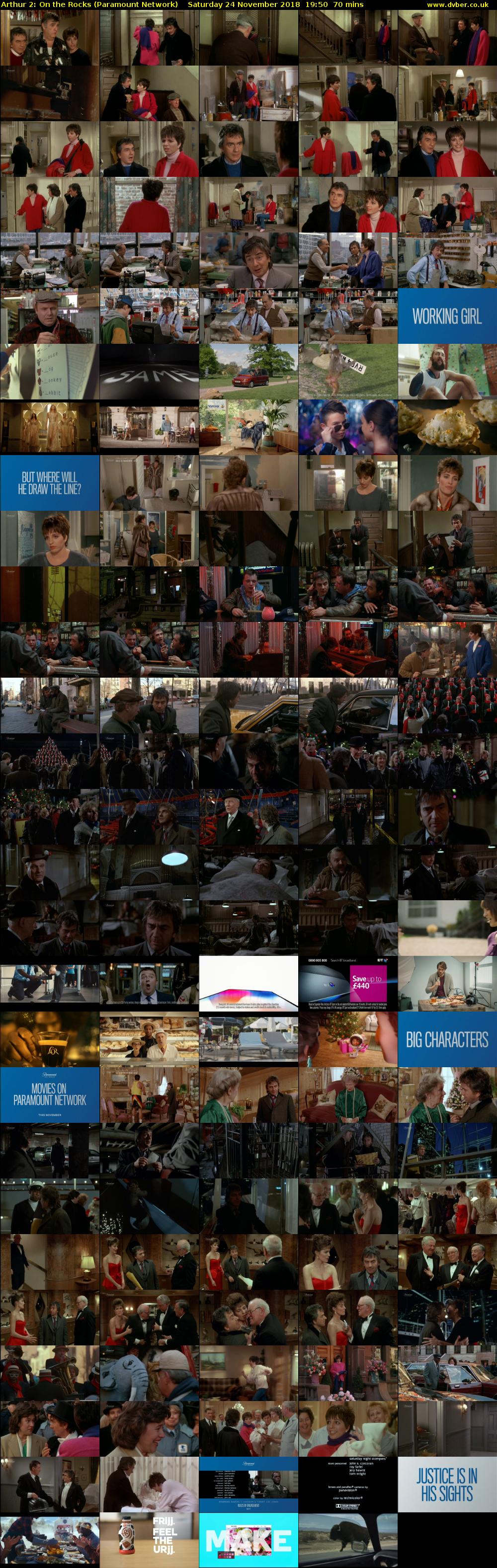 Arthur 2: On the Rocks (Paramount Network) Saturday 24 November 2018 19:50 - 21:00