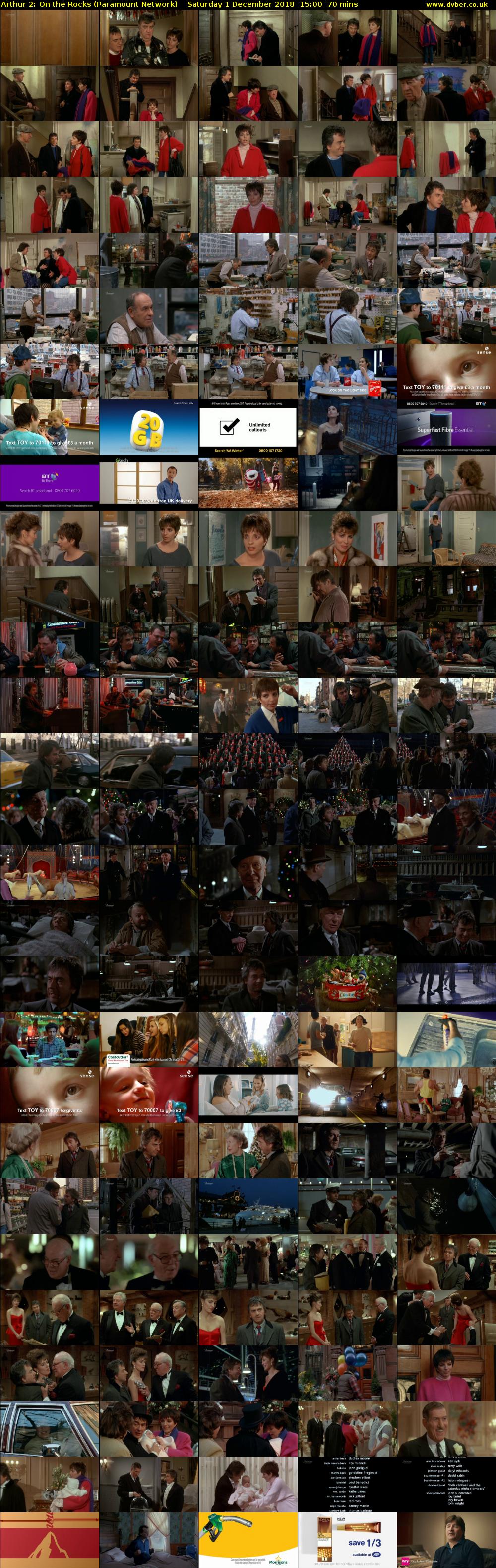 Arthur 2: On the Rocks (Paramount Network) Saturday 1 December 2018 15:00 - 16:10