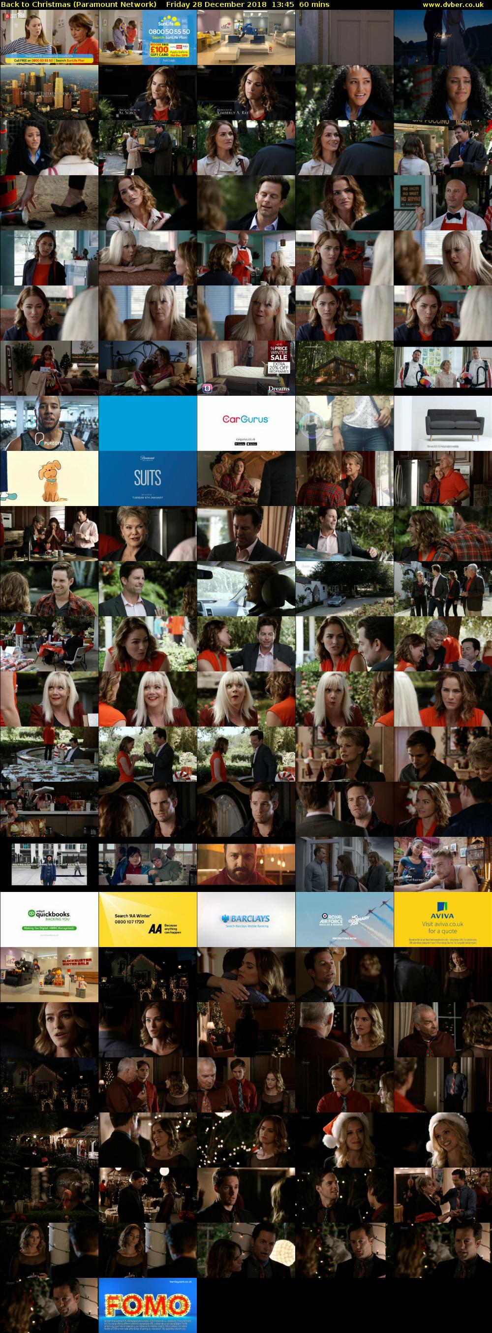 Back to Christmas (Paramount Network) Friday 28 December 2018 13:45 - 14:45