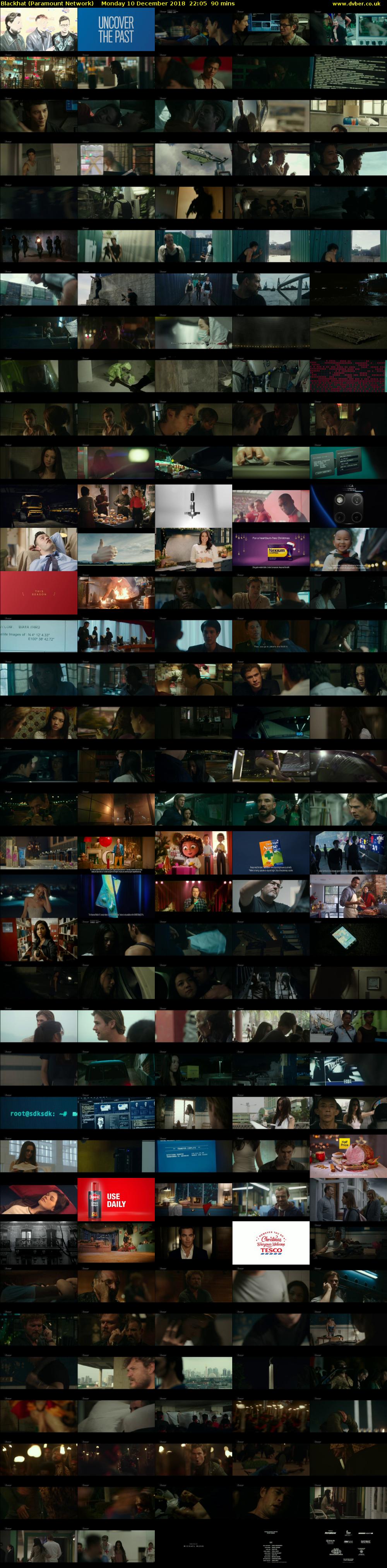 Blackhat (Paramount Network) Monday 10 December 2018 22:05 - 23:35