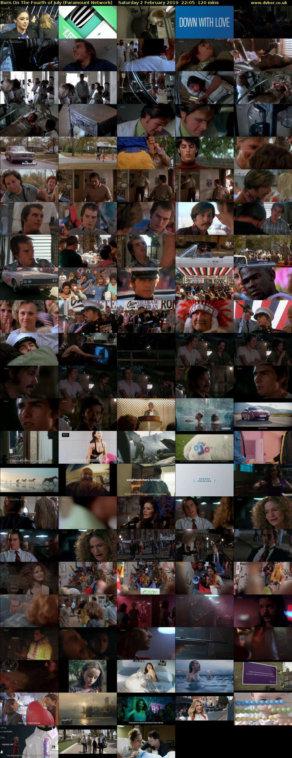 Born On The Fourth of July (Paramount Network) Saturday 2 February 2019 22:05 - 00:05