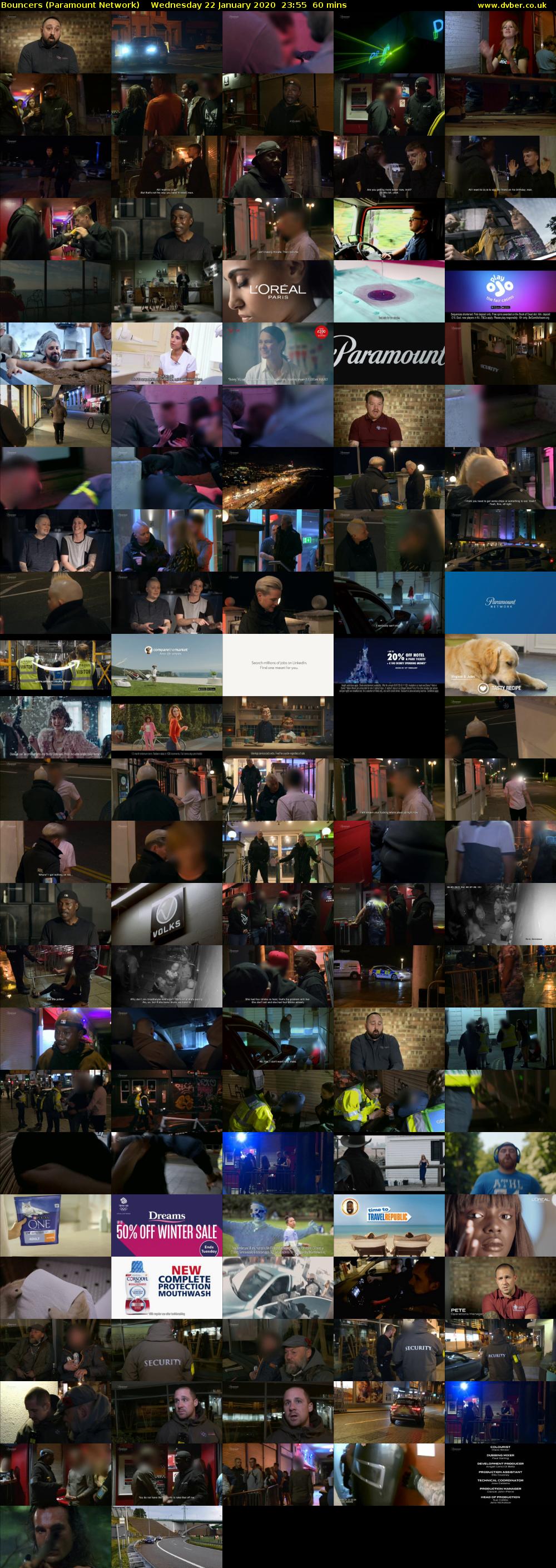 Bouncers (Paramount Network) Wednesday 22 January 2020 23:55 - 00:55