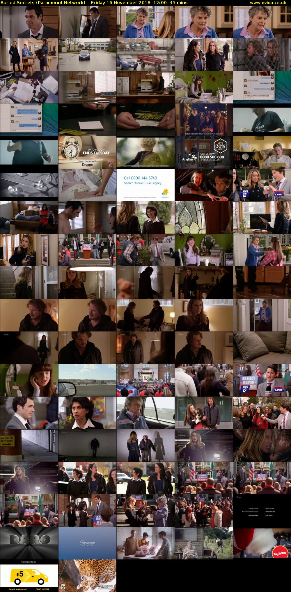 Buried Secrets (Paramount Network) Friday 16 November 2018 12:00 - 12:45