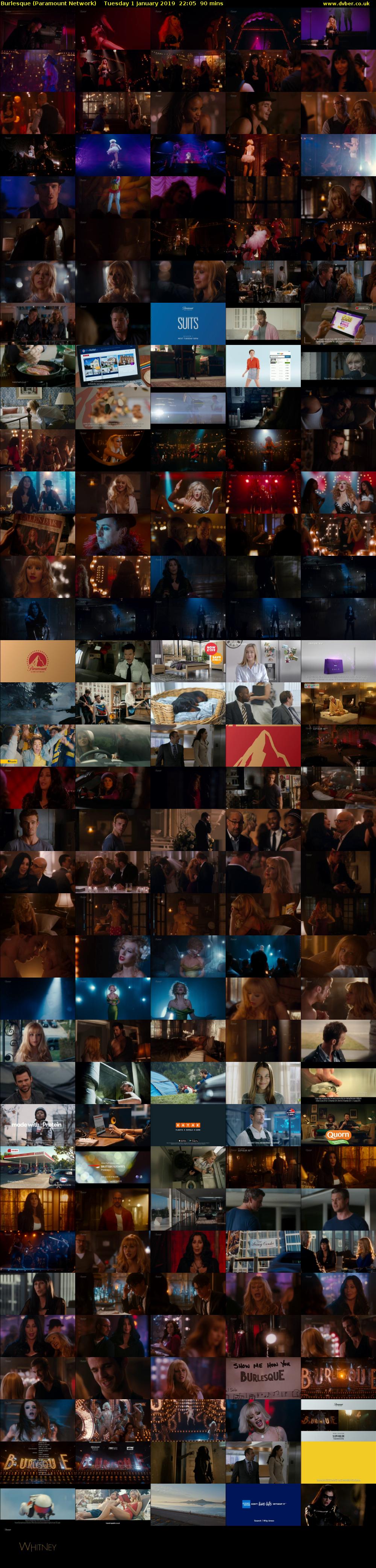 Burlesque (Paramount Network) Tuesday 1 January 2019 22:05 - 23:35