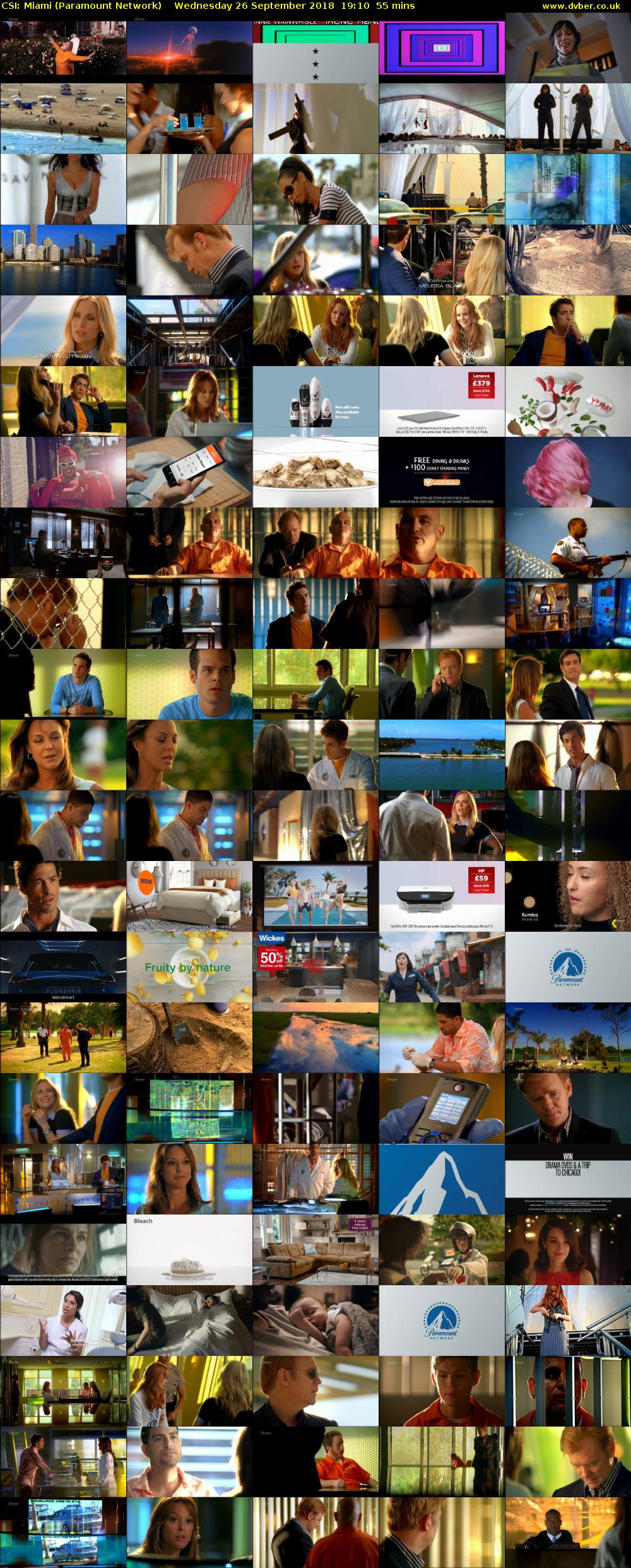 CSI: Miami (Paramount Network) Wednesday 26 September 2018 19:10 - 20:05
