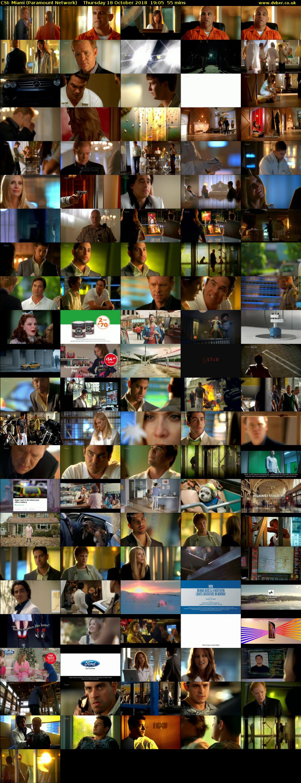 CSI: Miami (Paramount Network) Thursday 18 October 2018 19:05 - 20:00