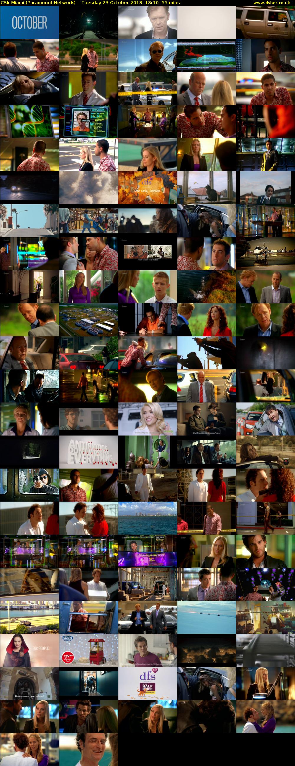 CSI: Miami (Paramount Network) Tuesday 23 October 2018 18:10 - 19:05