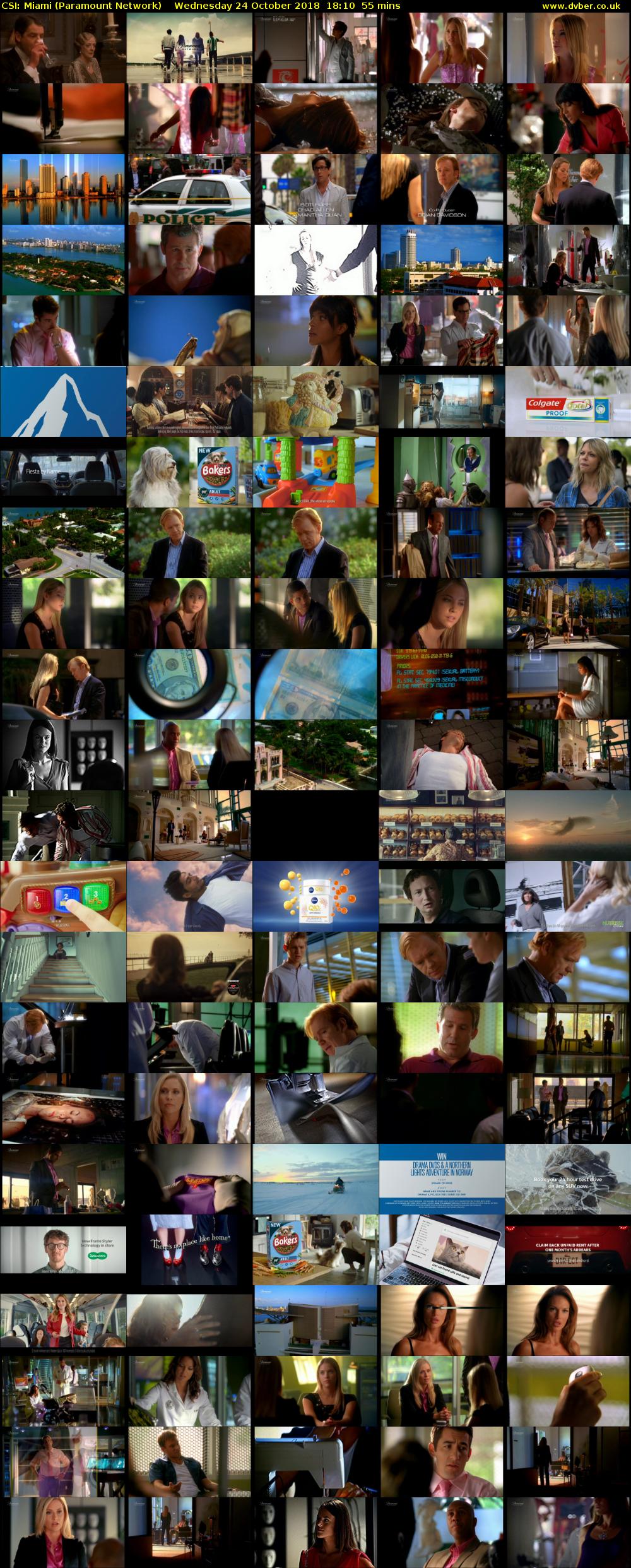 CSI: Miami (Paramount Network) Wednesday 24 October 2018 18:10 - 19:05