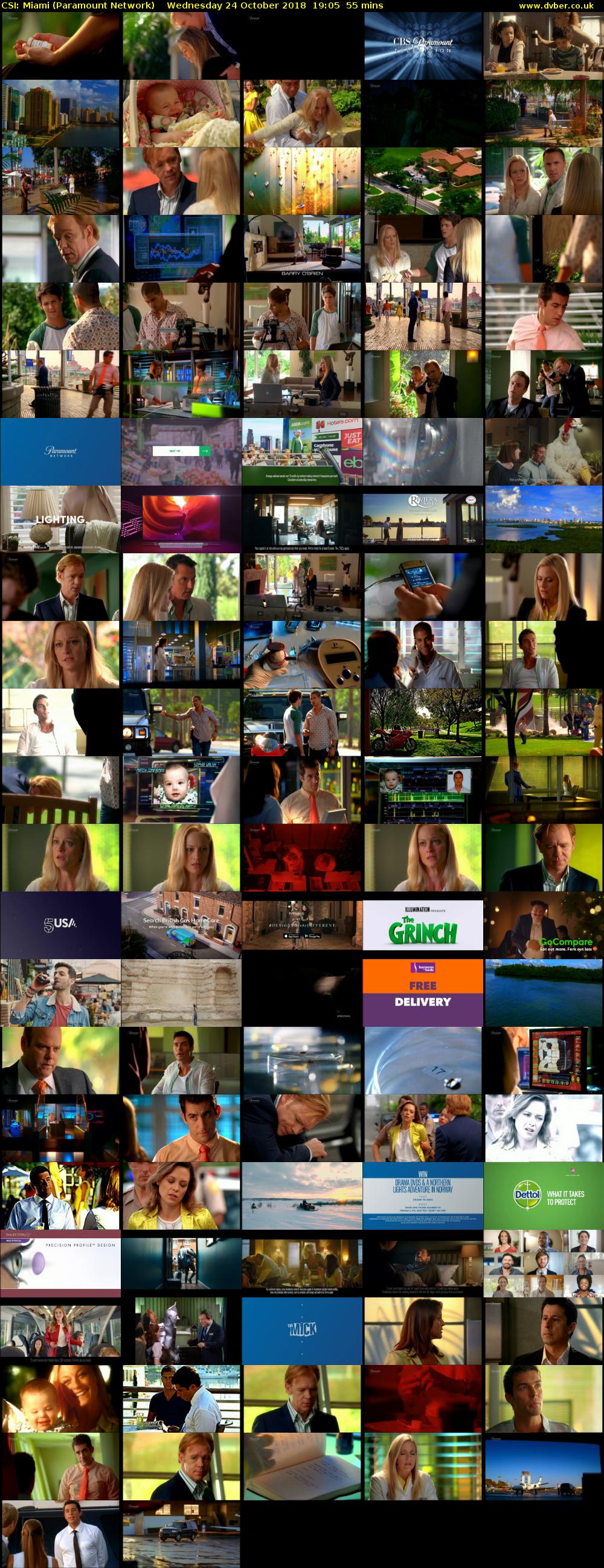 CSI: Miami (Paramount Network) Wednesday 24 October 2018 19:05 - 20:00