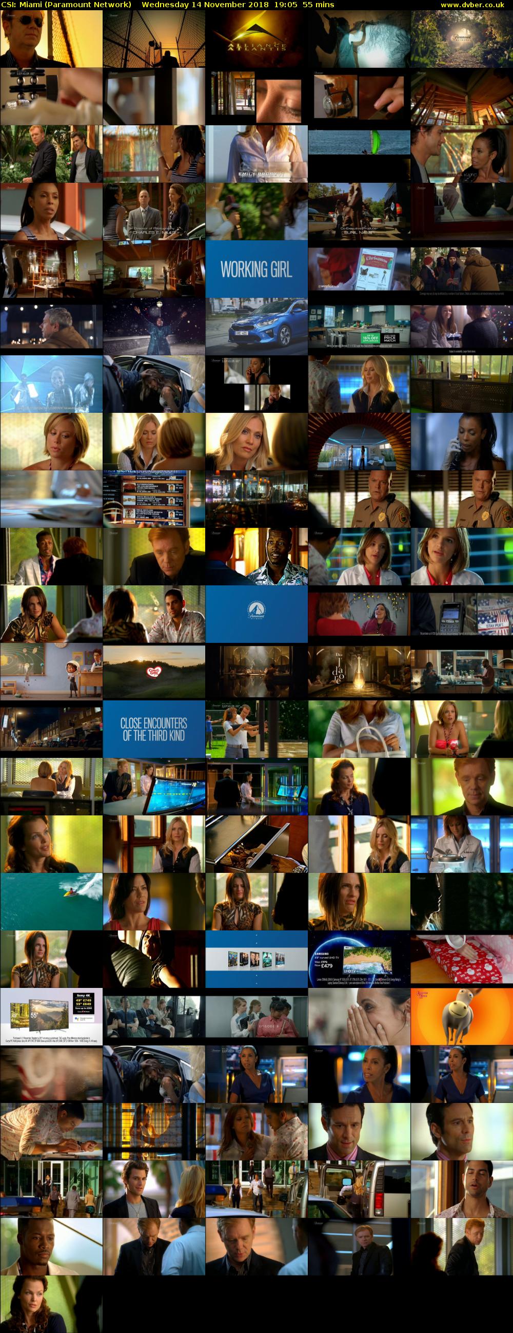 CSI: Miami (Paramount Network) Wednesday 14 November 2018 19:05 - 20:00