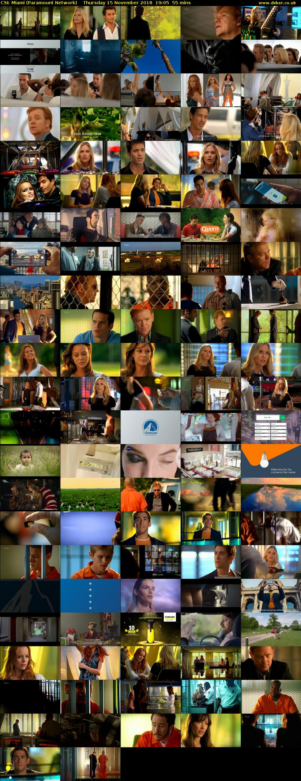 CSI: Miami (Paramount Network) Thursday 15 November 2018 19:05 - 20:00