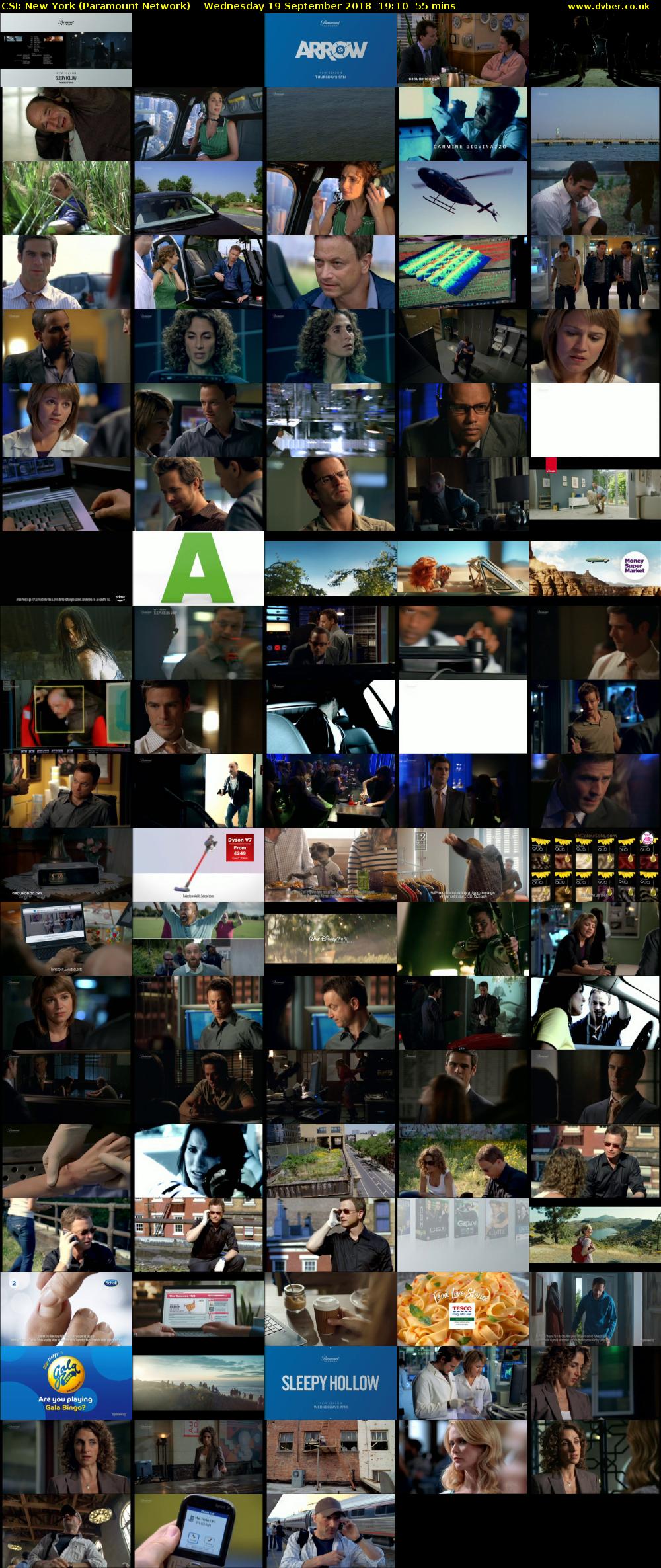 CSI: New York (Paramount Network) Wednesday 19 September 2018 19:10 - 20:05