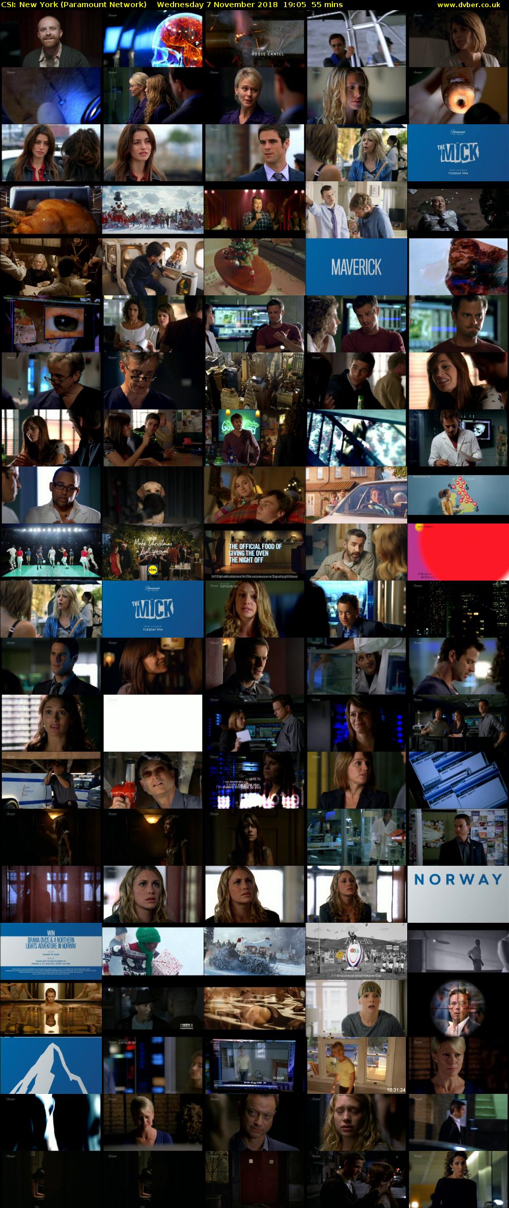 CSI: New York (Paramount Network) Wednesday 7 November 2018 19:05 - 20:00