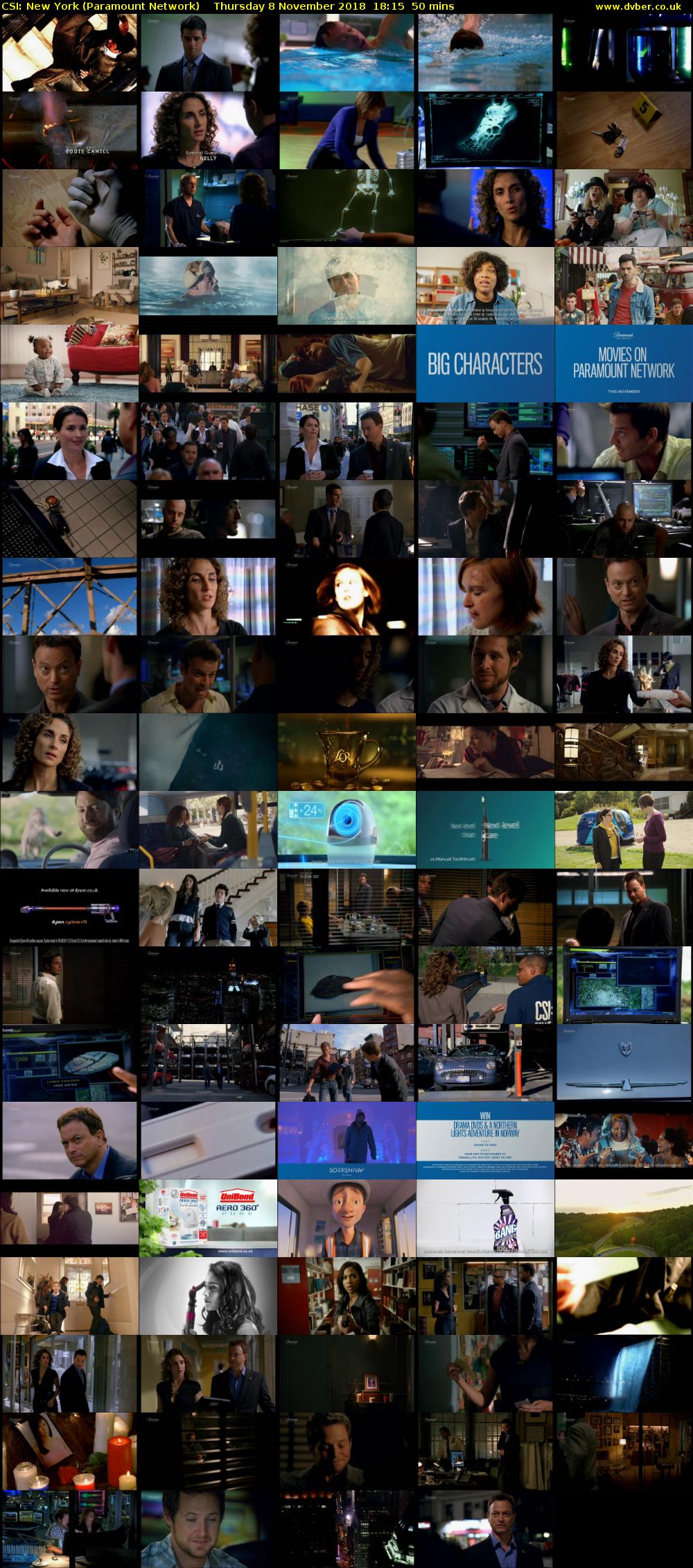 CSI: New York (Paramount Network) Thursday 8 November 2018 18:15 - 19:05