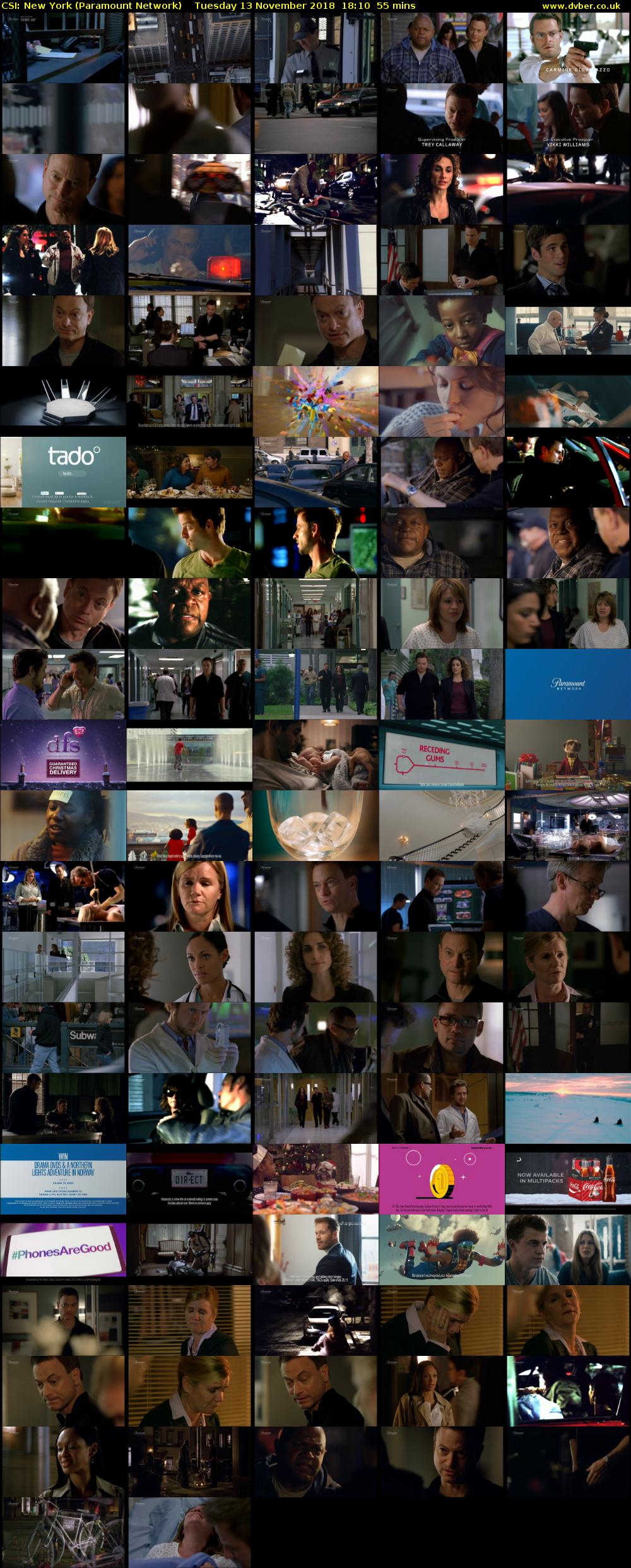 CSI: New York (Paramount Network) Tuesday 13 November 2018 18:10 - 19:05