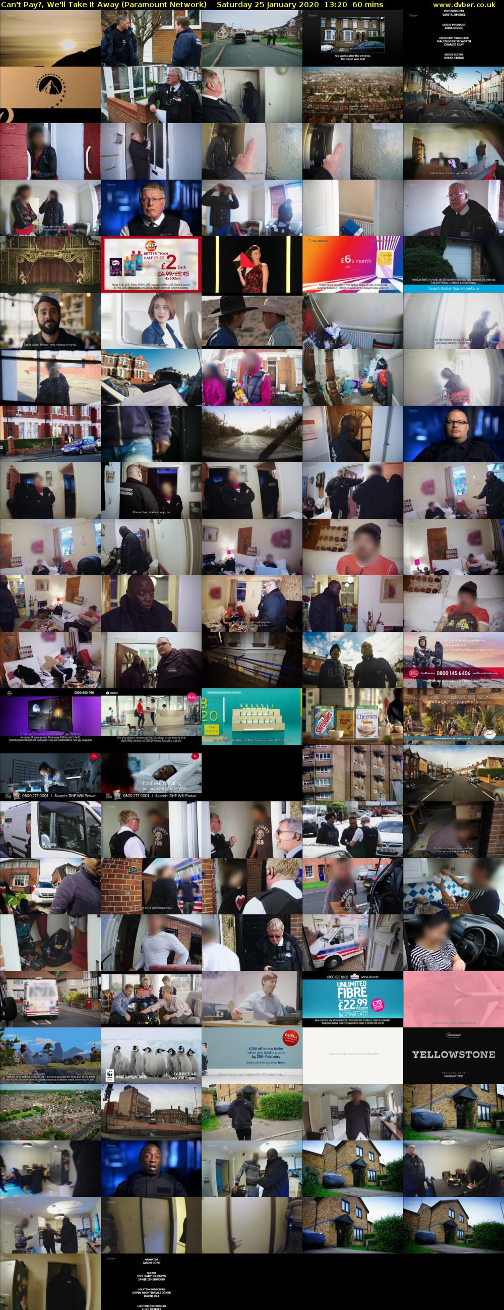 Can't Pay?, We'll Take It Away (Paramount Network) Saturday 25 January 2020 13:20 - 14:20