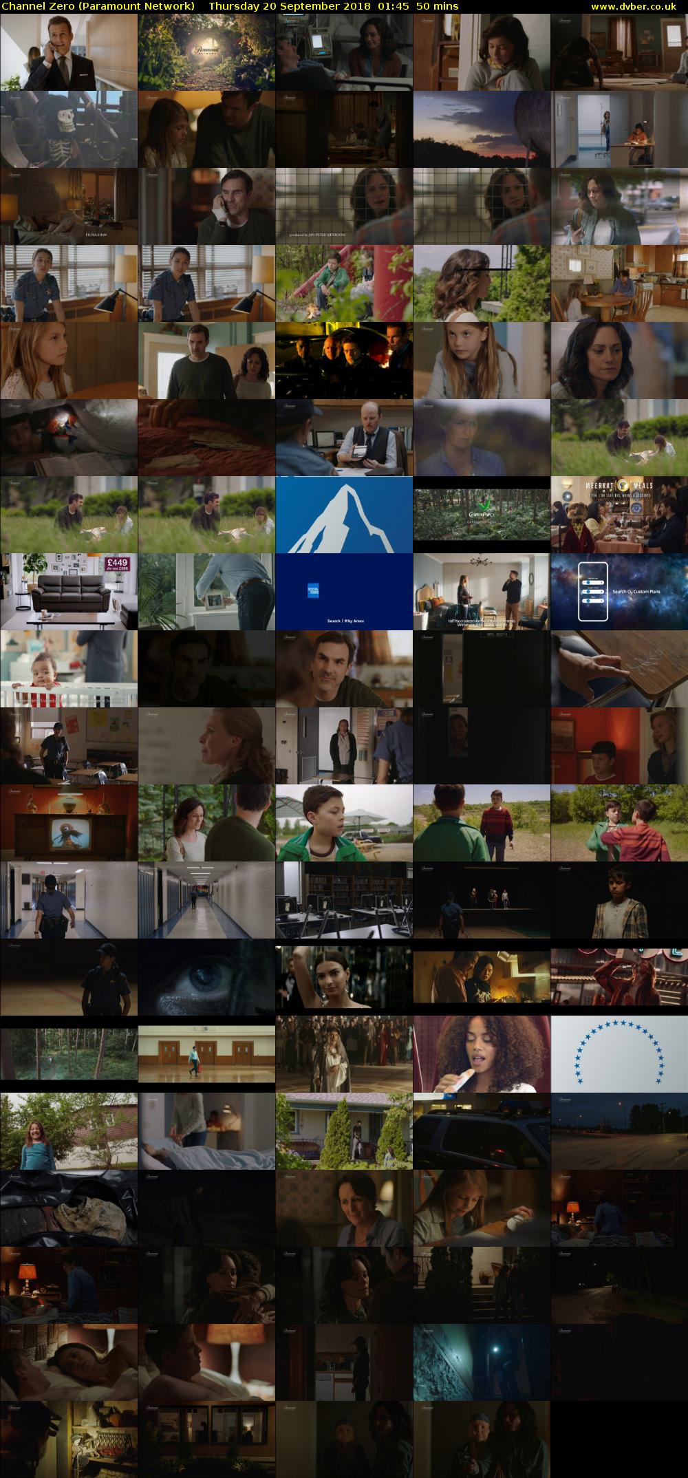 Channel Zero (Paramount Network) Thursday 20 September 2018 01:45 - 02:35