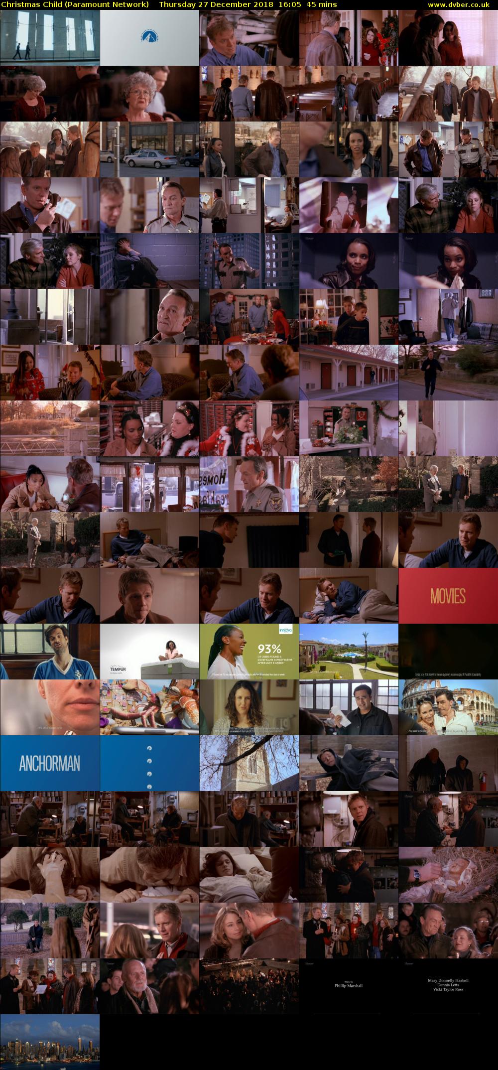 Christmas Child (Paramount Network) Thursday 27 December 2018 16:05 - 16:50