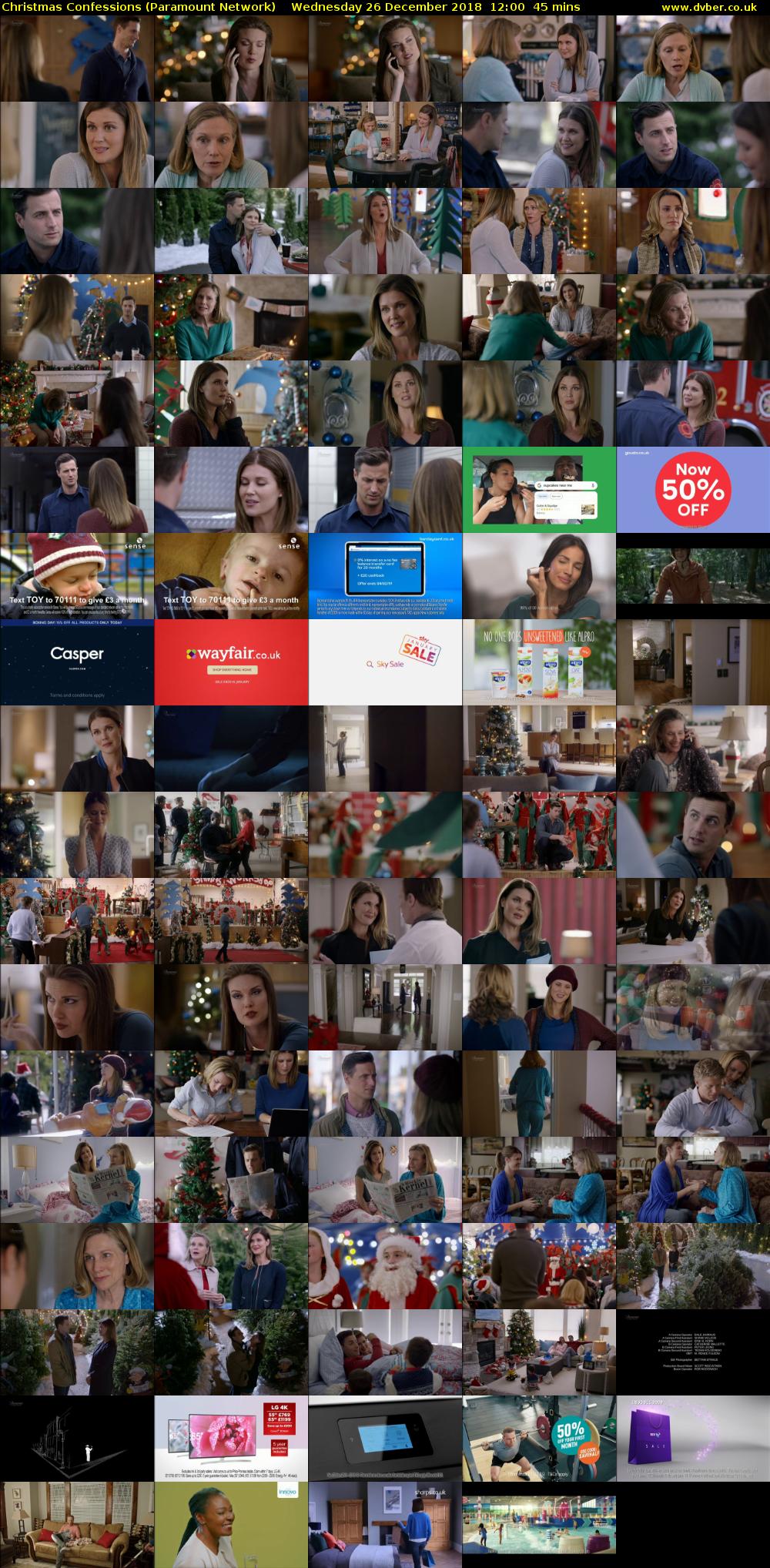 Christmas Confessions (Paramount Network) Wednesday 26 December 2018 12:00 - 12:45