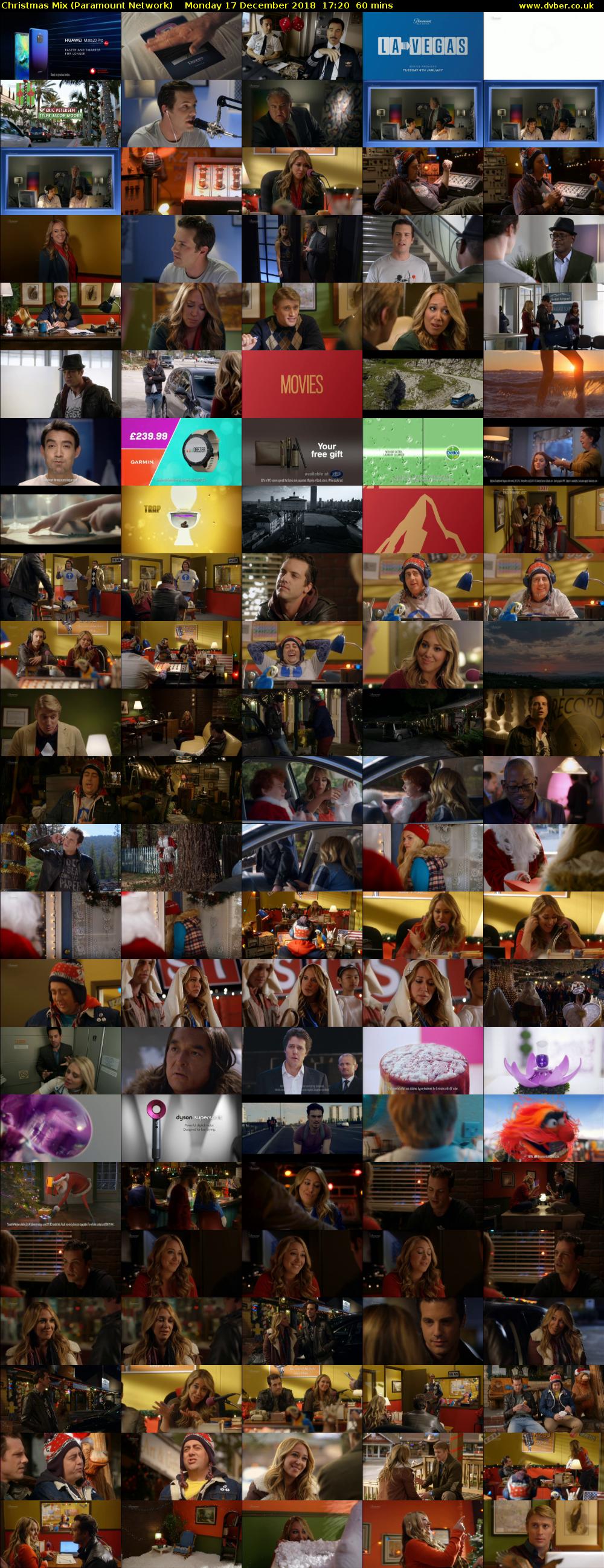 Christmas Mix (Paramount Network) Monday 17 December 2018 17:20 - 18:20