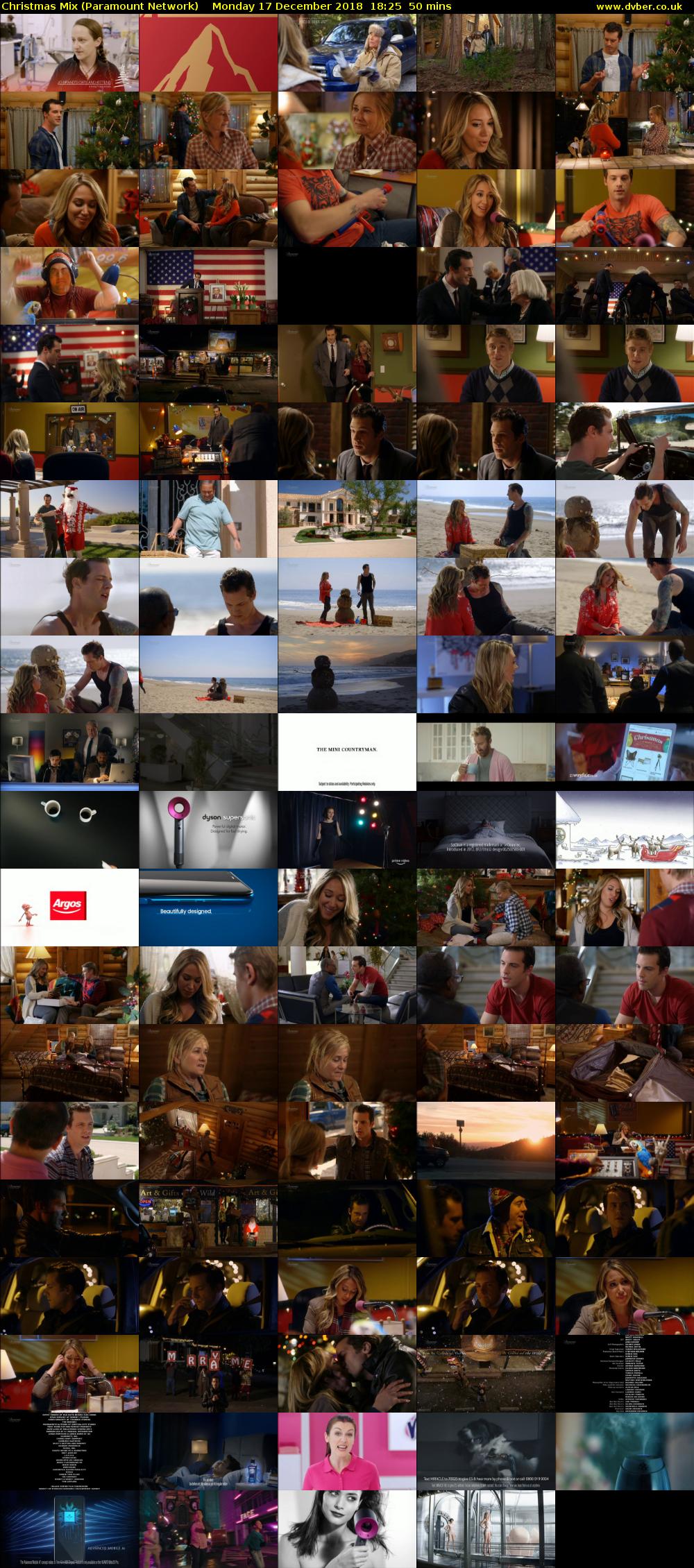 Christmas Mix (Paramount Network) Monday 17 December 2018 18:25 - 19:15