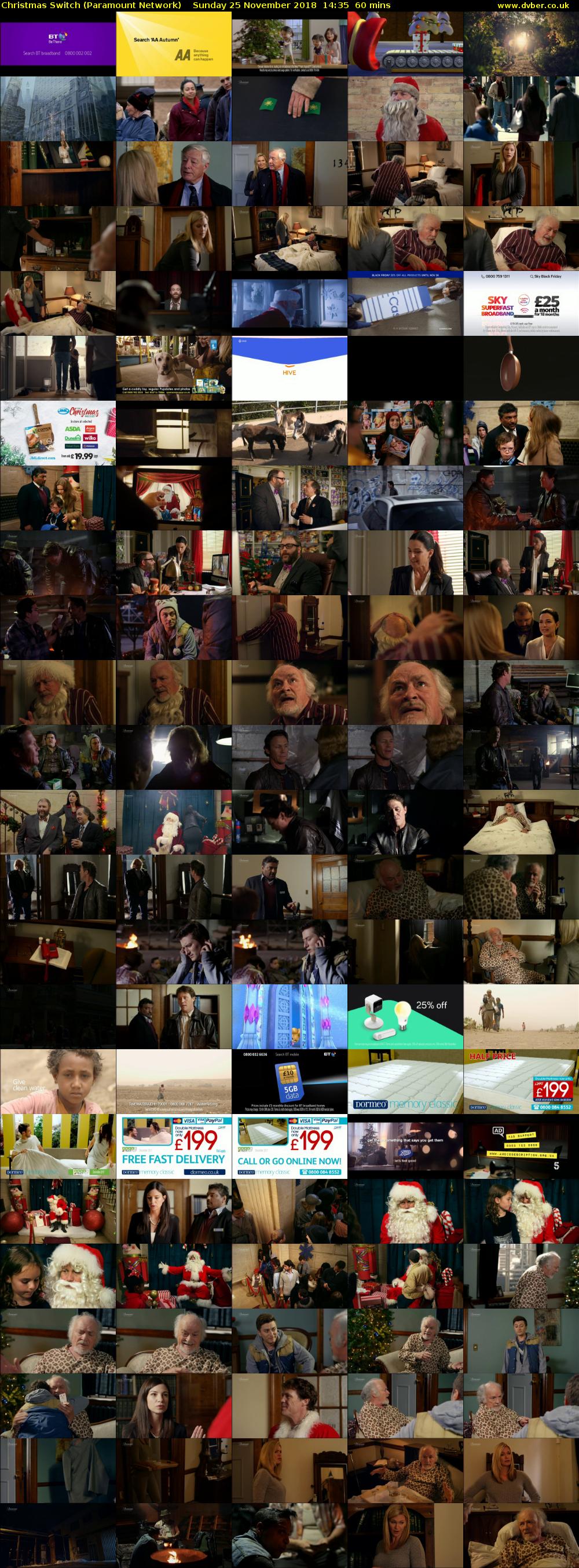 Christmas Switch (Paramount Network) Sunday 25 November 2018 14:35 - 15:35