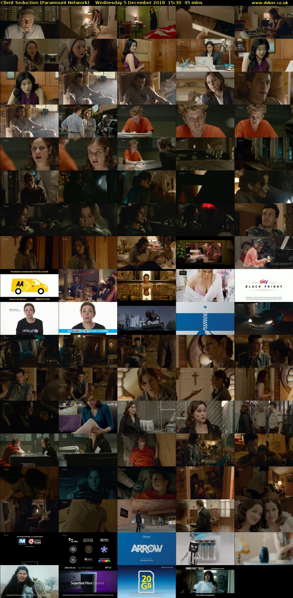 Client Seduction (Paramount Network) Wednesday 5 December 2018 15:30 - 16:15