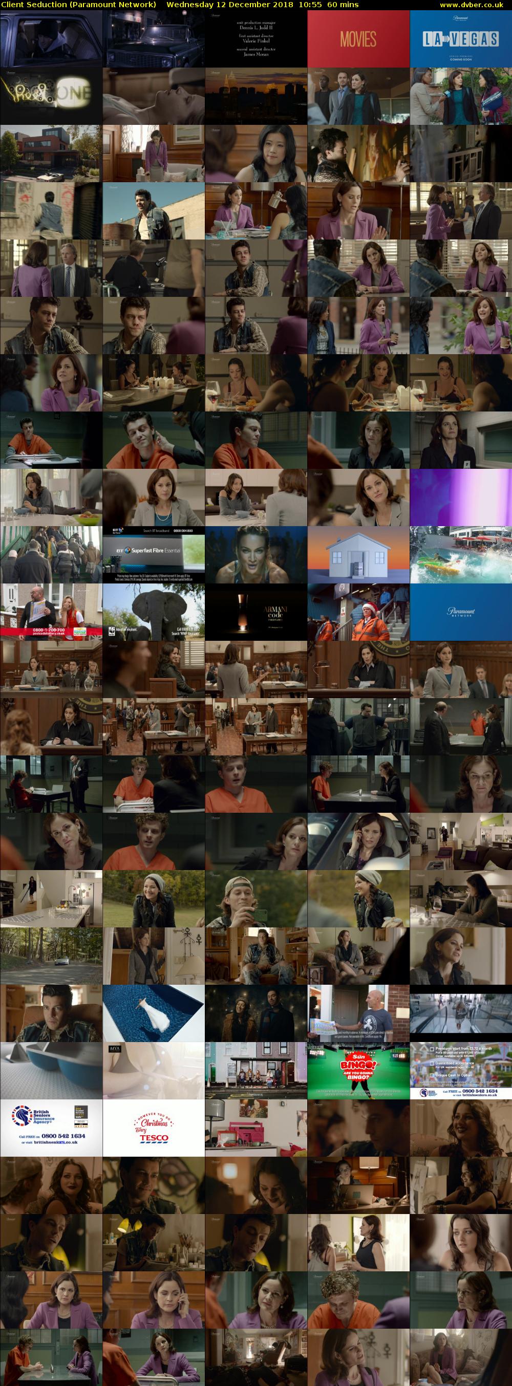 Client Seduction (Paramount Network) Wednesday 12 December 2018 10:55 - 11:55