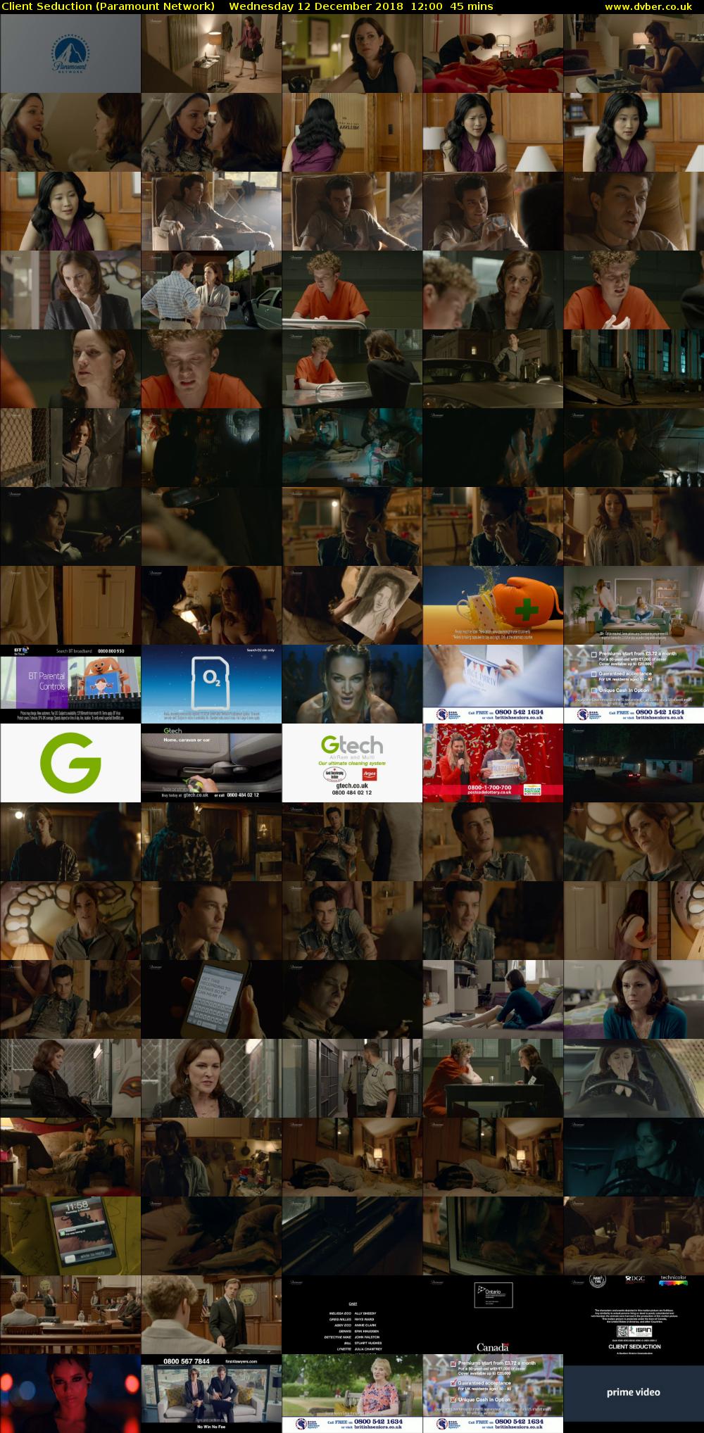 Client Seduction (Paramount Network) Wednesday 12 December 2018 12:00 - 12:45