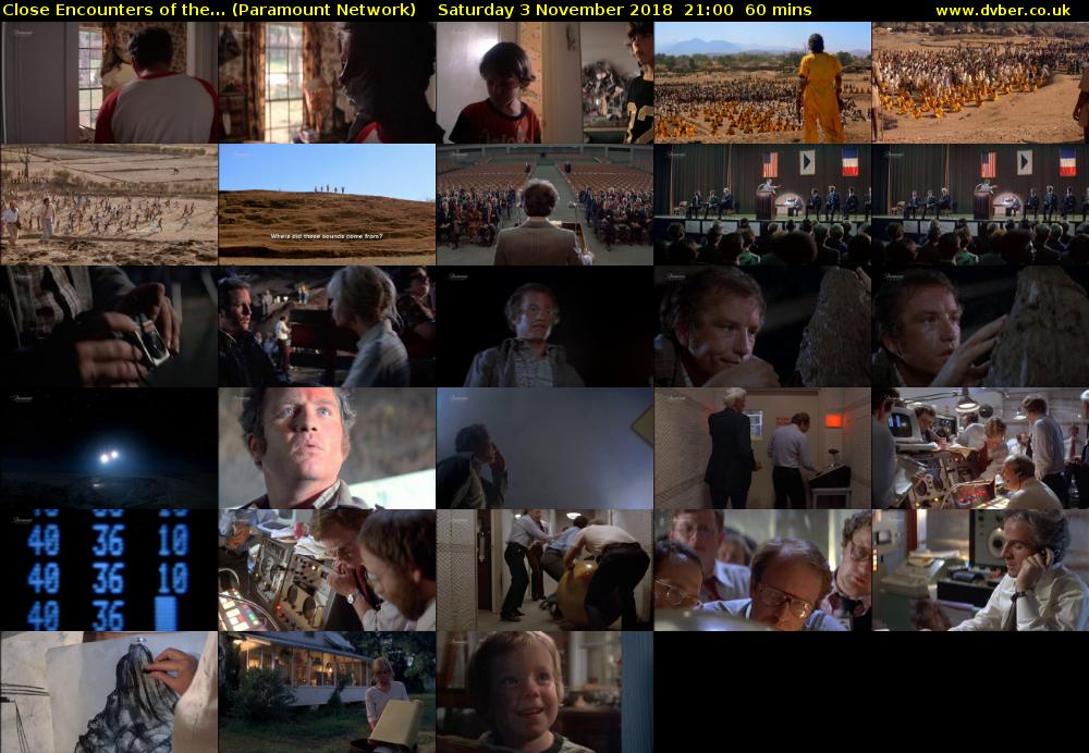 Close Encounters of the... (Paramount Network) Saturday 3 November 2018 21:00 - 22:00