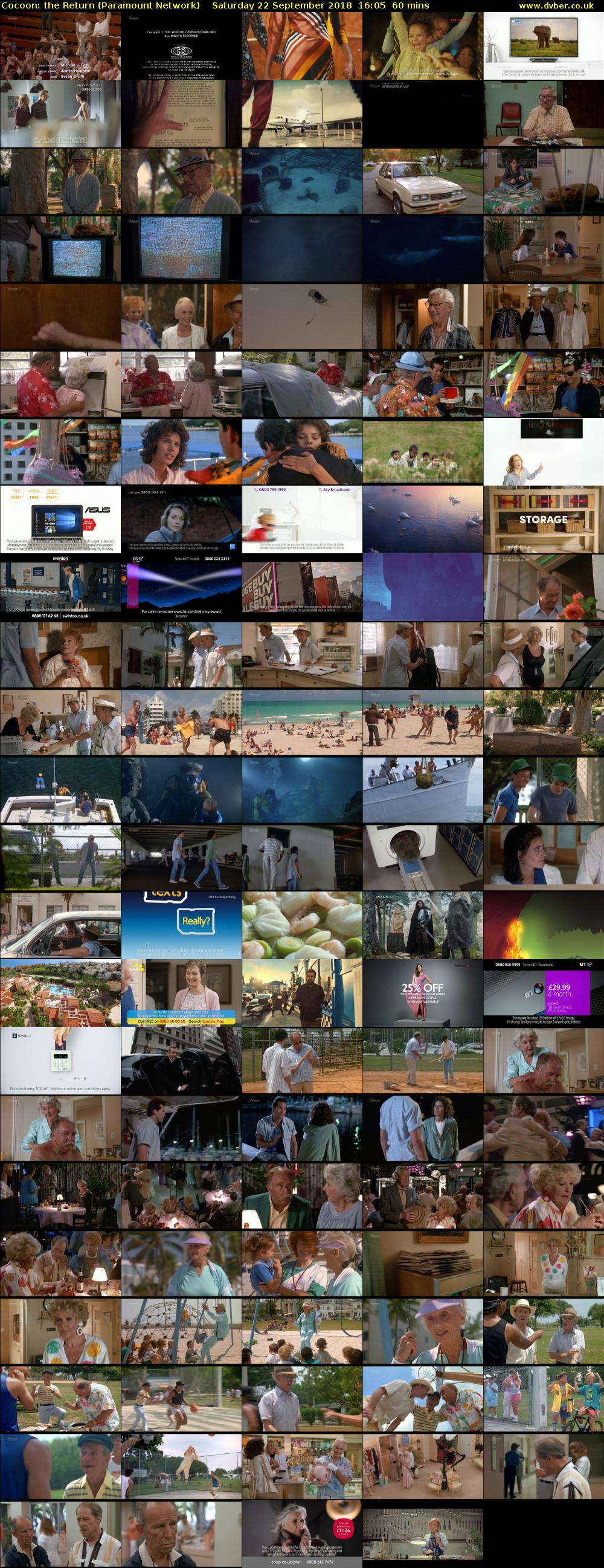 Cocoon: the Return (Paramount Network) Saturday 22 September 2018 16:05 - 17:05