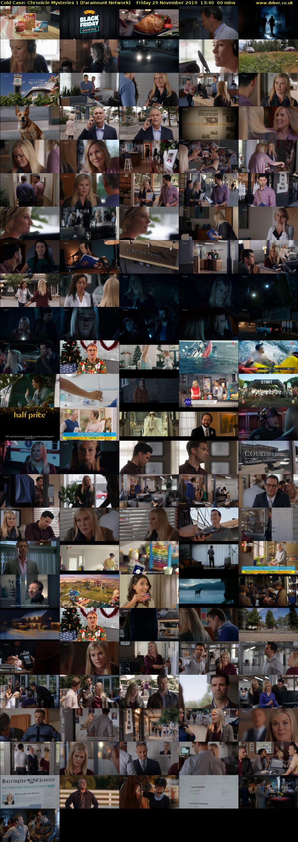 Cold Case: Chronicle Mysteries 1 (Paramount Network) Friday 29 November 2019 13:40 - 14:40