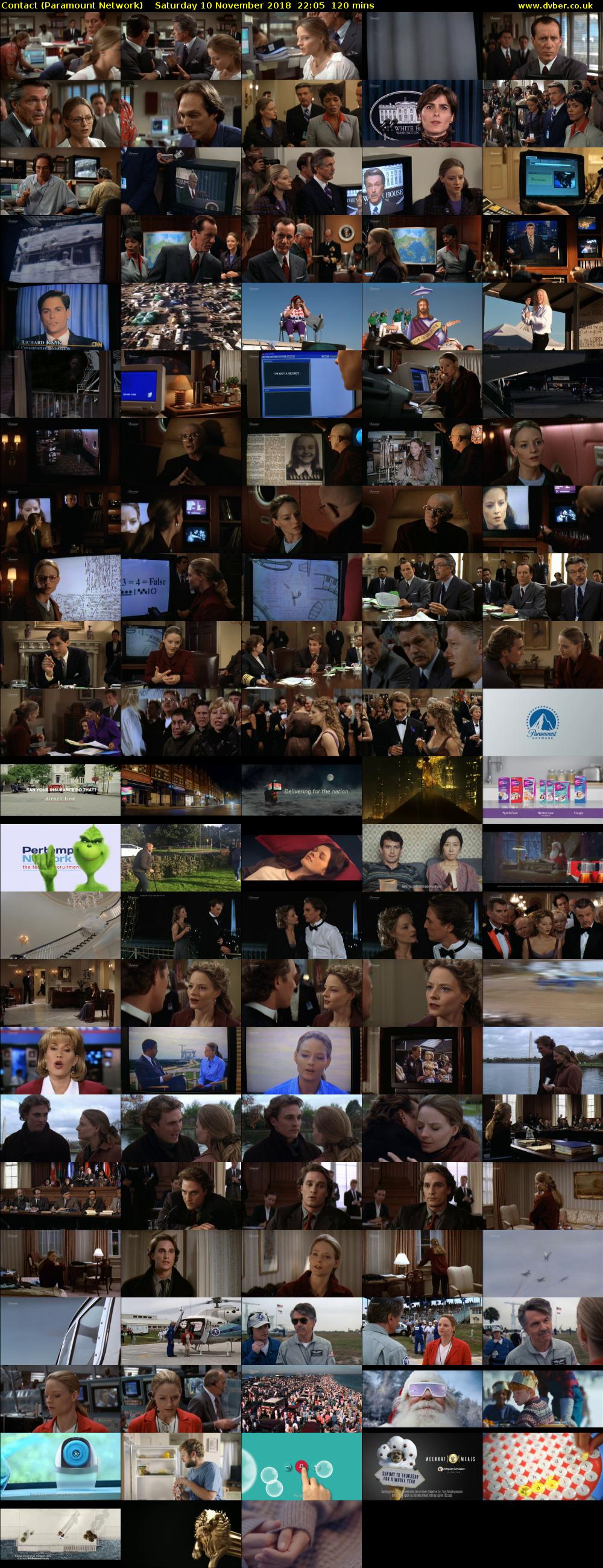 Contact (Paramount Network) Saturday 10 November 2018 22:05 - 00:05